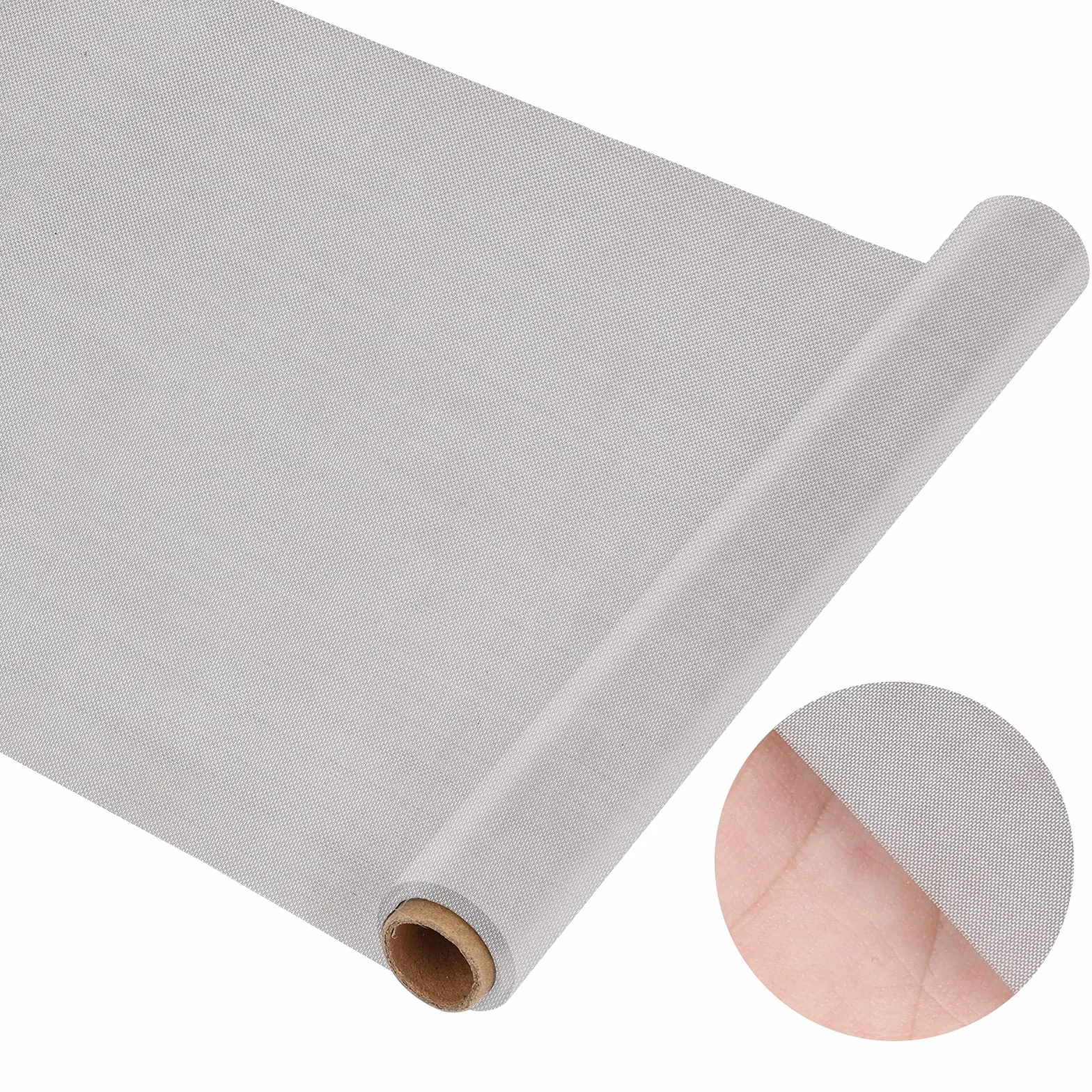 AIEX 304 Tkany Drut ze Stali Nierdzewnej 120 Oczek do Wentylacji Powietrza Siatka Ochronna do Domu Kuchnia Filtr Siatkowy Tkanina Filtracyjna Filtr Siatkowy Ekran 30x100cm