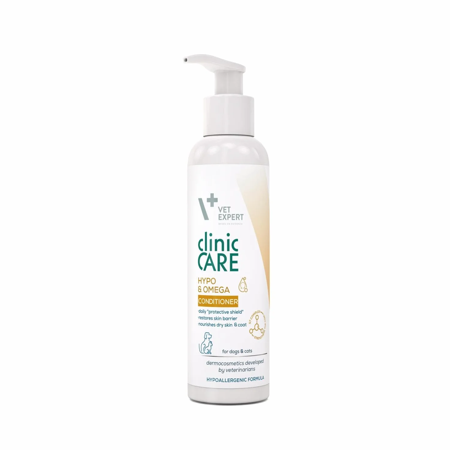 VET EXPERT Clinic Care Hypo&Omega odżywka do sierści skóry psa kota 150 ml