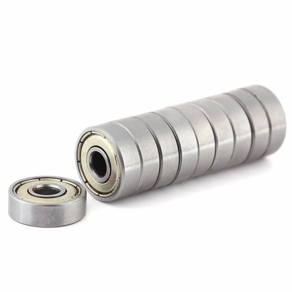 Fydun łożyska kulkowe 626ZZ 6x19x6 mm metalowe ekranowane ze stali węglowej 10 szt.