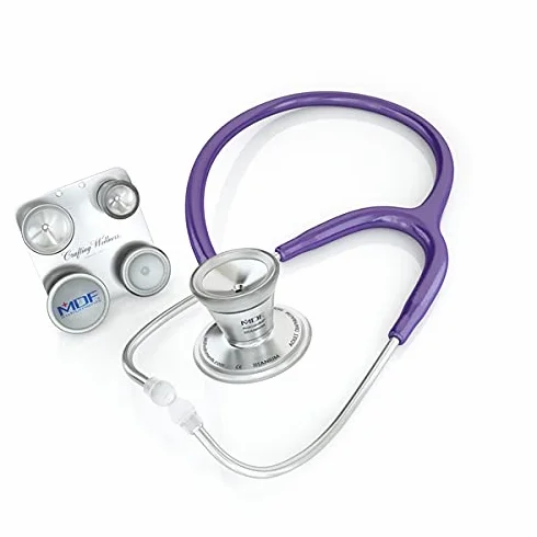 MDF ProCardial C3 kardiologia lekki tytanowy stetoskop z podwójną głową Fioletowy deszcz