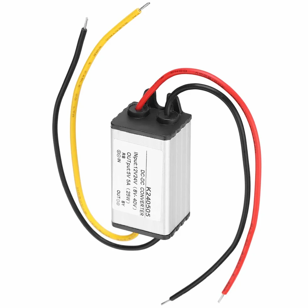 Dc-Dc 12V / 24V do 5V 5A Konwerter 12V do 5V Moduł Zasilacza Obniżającego Napięcie