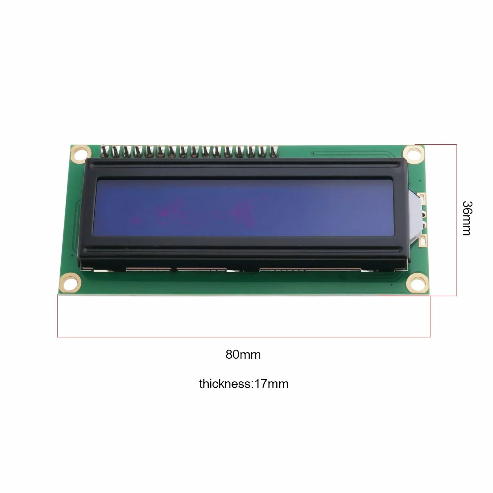 2 szt. LCD1602 niebieski ekran z modułem interfejsu I2C DC5V adapter wyświetlacza LCD płyta kompatybilna z PIC AVR kompatybilna z Raspberry pi