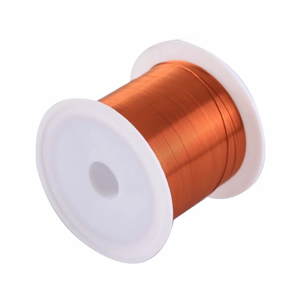 Emaliowany drut miedziany, 0,3 mm 40 m drut z magnesem uzwojenia cewki miedzianej, do cewki magnetycznej transformatora silnika