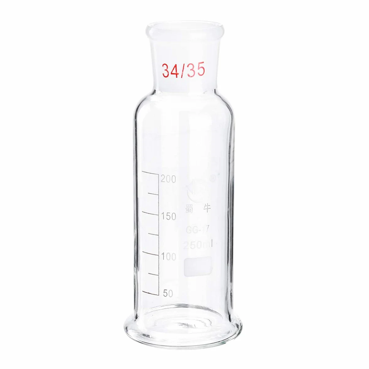 250 ml precyzyjnego szkła chemicznego Mengshi Porowate Butelki Gazu Mycia Sprzęt Laboratoryjny