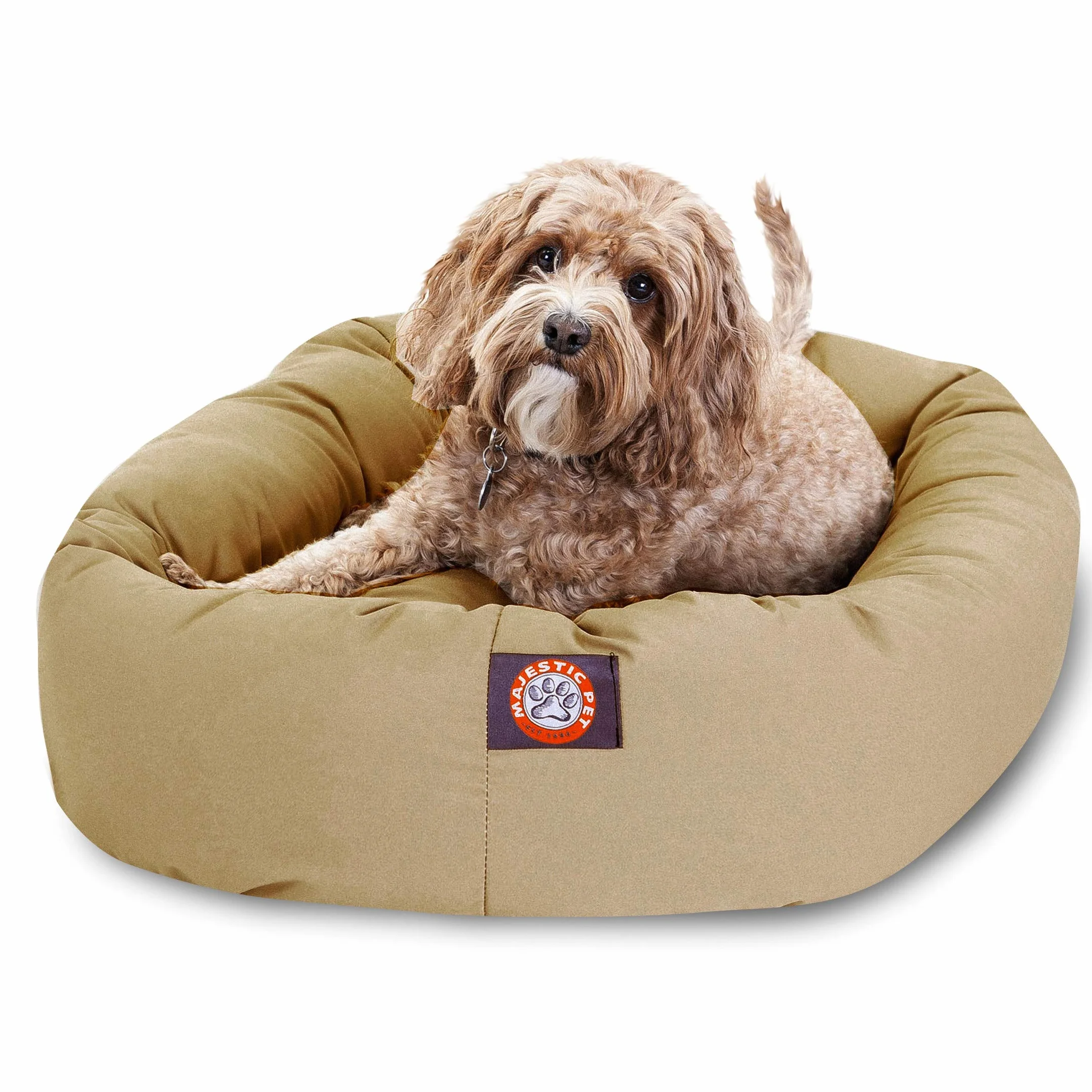 Majestic Pet 81 cm Khaki Bagel Legowisko dla Psa Produkty