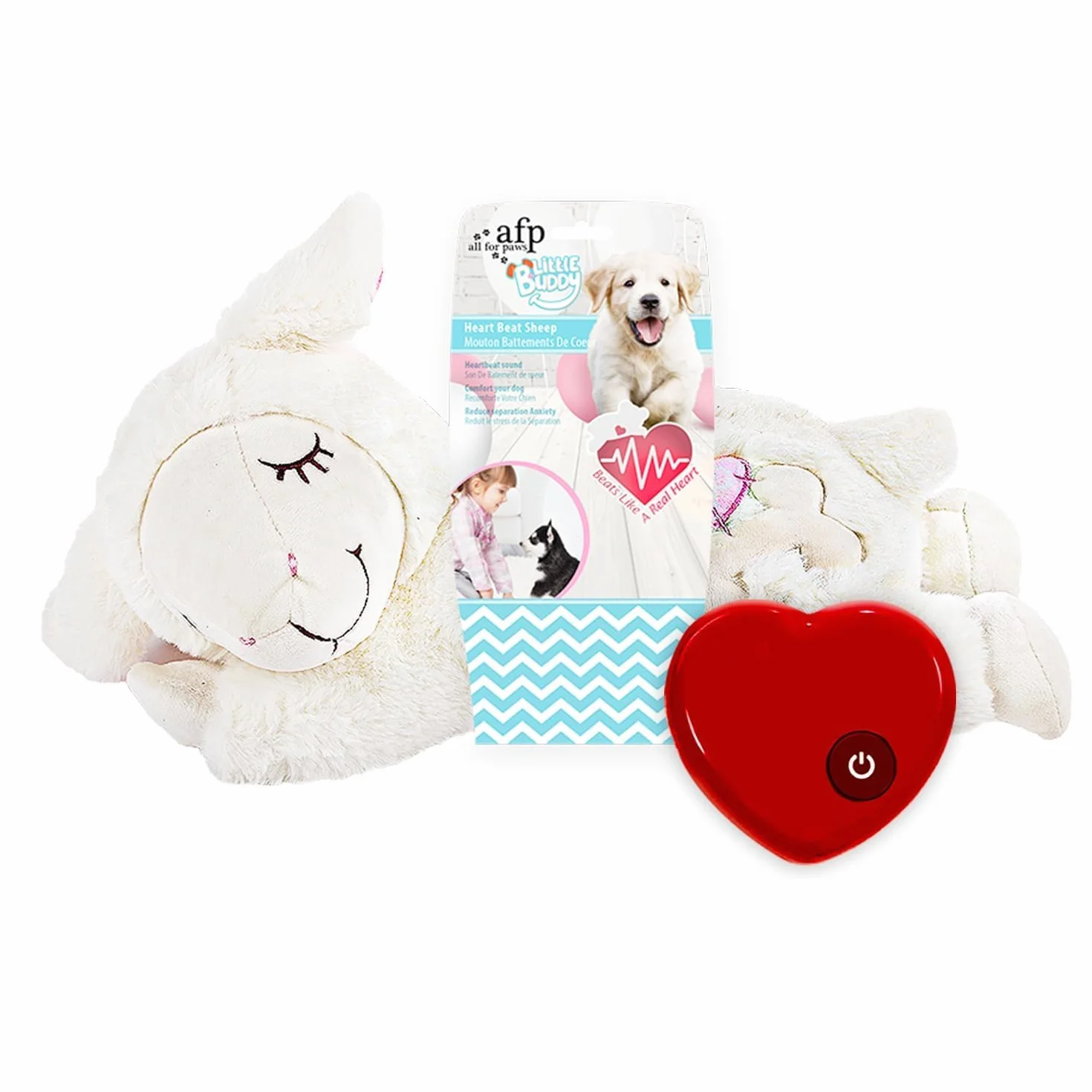 ALL FOR PAWS AFP Little Buddy - Pluszak Owieczka, Biały
