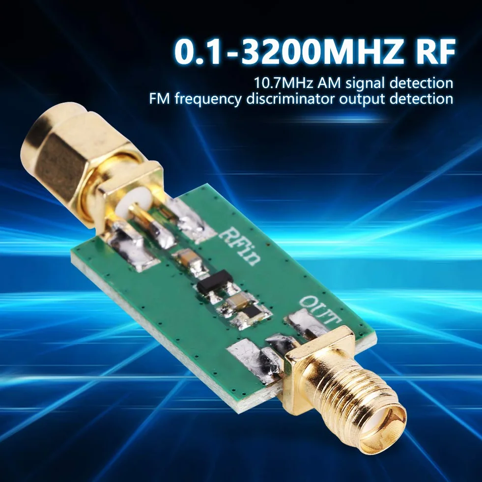 Detektor Wyładowań 0,1-3200 Mhz Moduł Wykrywania Obwiedni Am Fm Rf Komponenty Elektryczne Moduł Detektora Wyładowań Obwiedniowych,Moduł