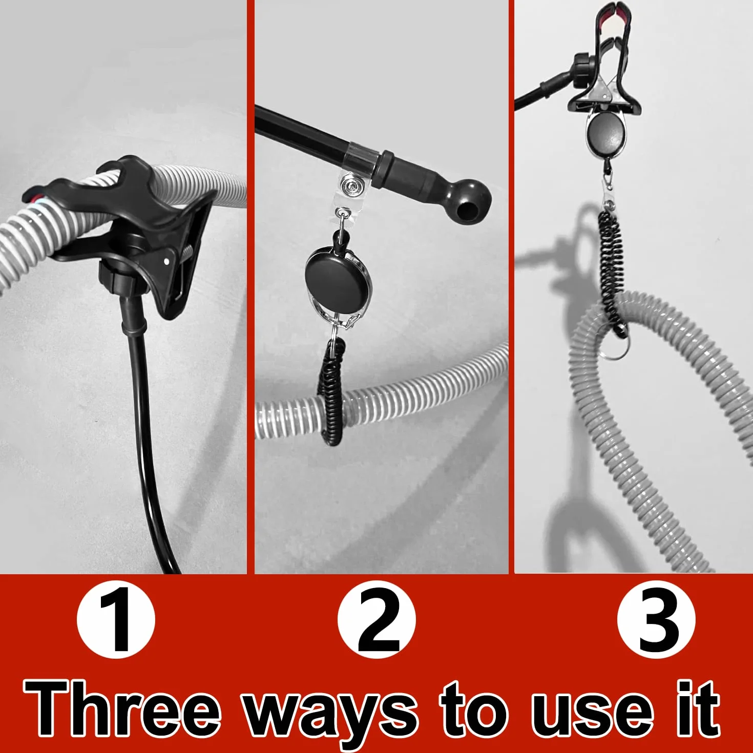 Cpap Hose Holder Hanger - Adjustable Hose Holder for Cpap Tube.