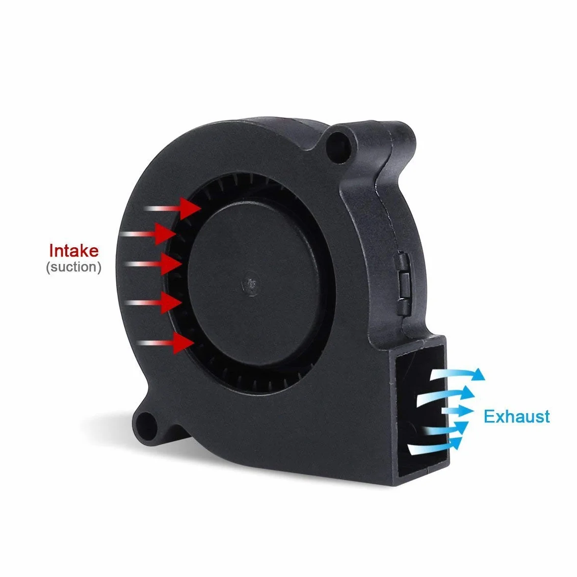 Wentylator 24 V DC 50 x 50 x 15 mm do drukarki 3D - radial 5015 z kablem 1 m do radiatora - 2 sztuki