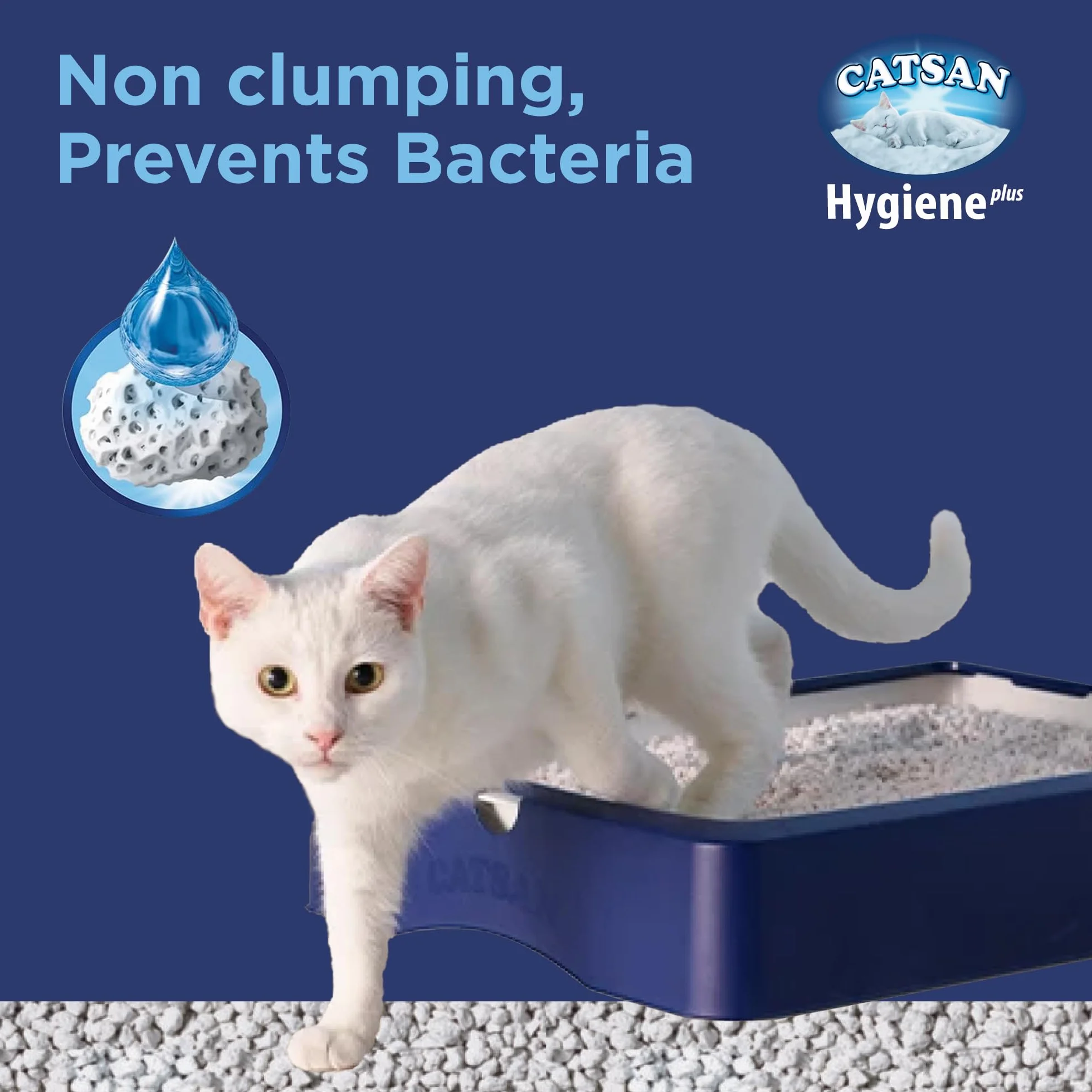 CATSAN Hygiene Plus - żwirek mineralny dla kota, torba 10 l