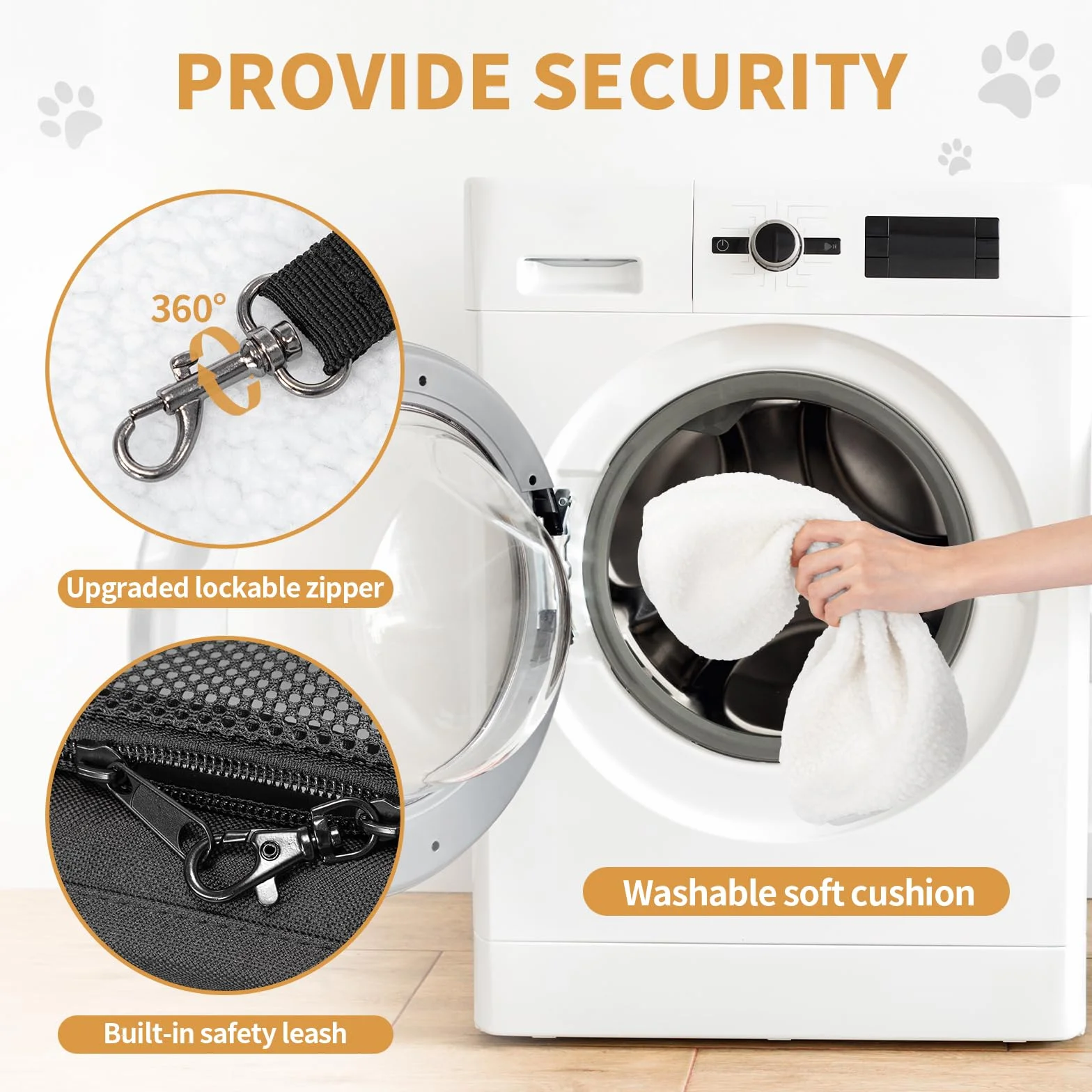 Petsfit Transporter dla Kotów, do 5 kg, Czarny