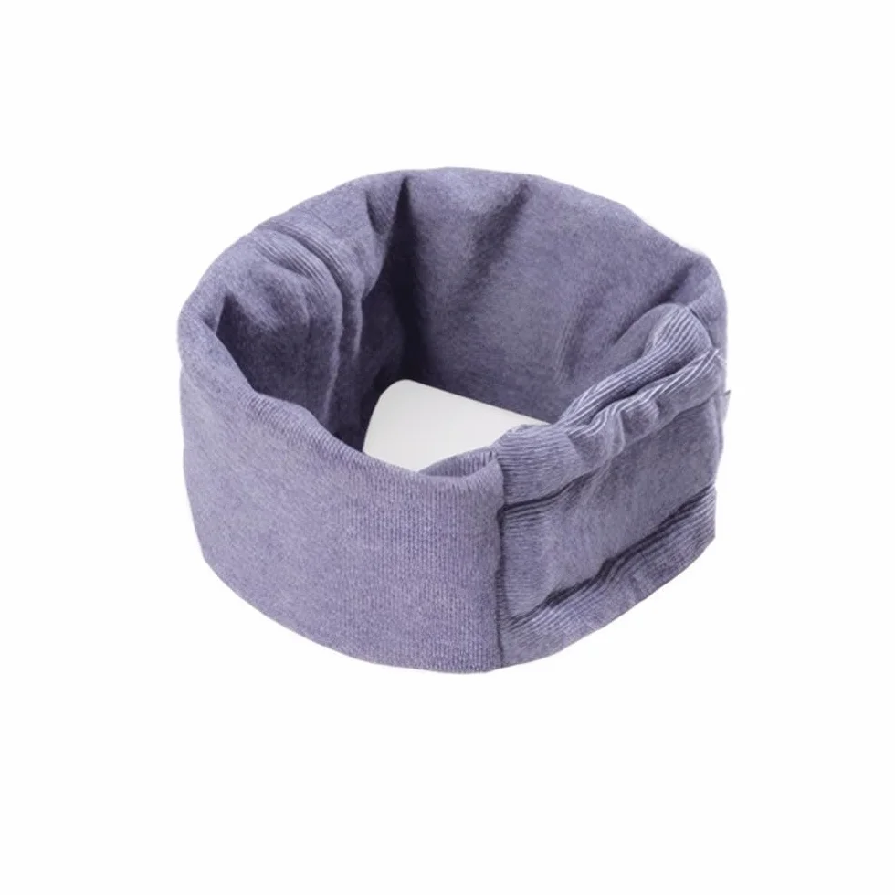 Snood Cocker czapka dla psa osłona uszu i szyi dla psa łagodząca niepokój i cisza w jednym hałaśliwym miejscu (fioletowa, M)