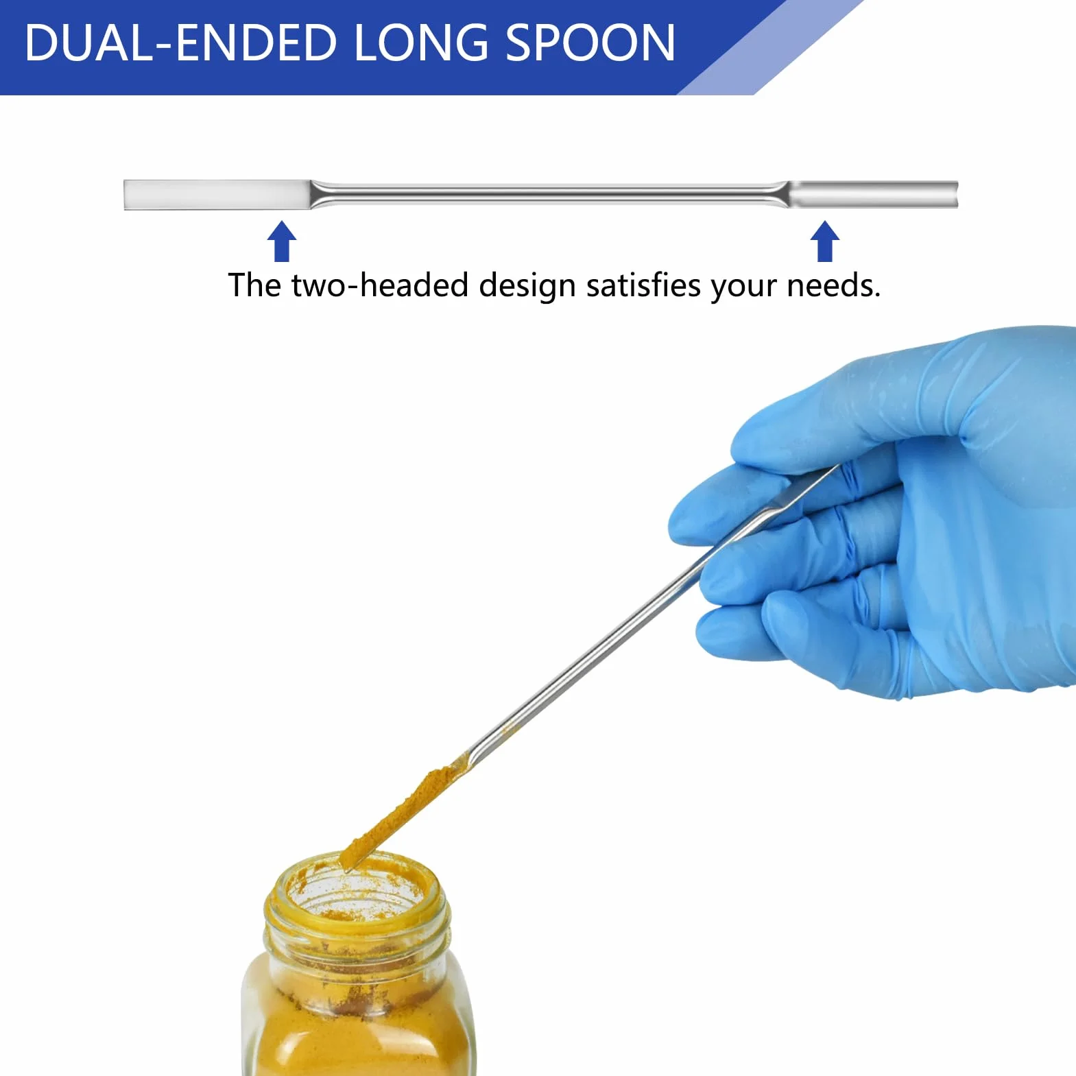 Artcome 12 szt. Versatile Capsule Filling Tool Kit for Pill Filler - Łyżki laboratoryjne, Dual-Ended Long Spoon and Herb Tamper - Idealne narzędzia do leczenia i suplementów - wszystkie rozmiary 000