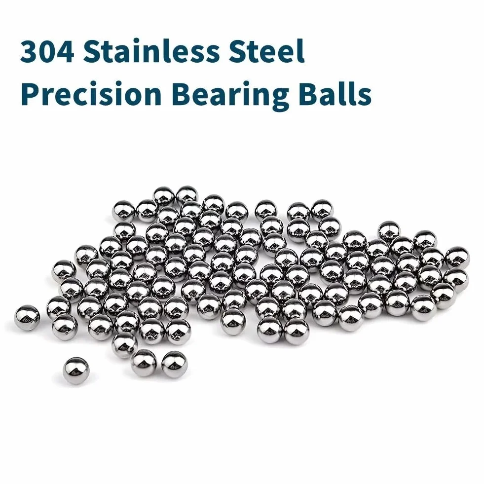 304 kulki ze stali nierdzewnej, stalowe kulki, łożyska kulkowe, metalowe kulki 12 mm (20 sztuk)