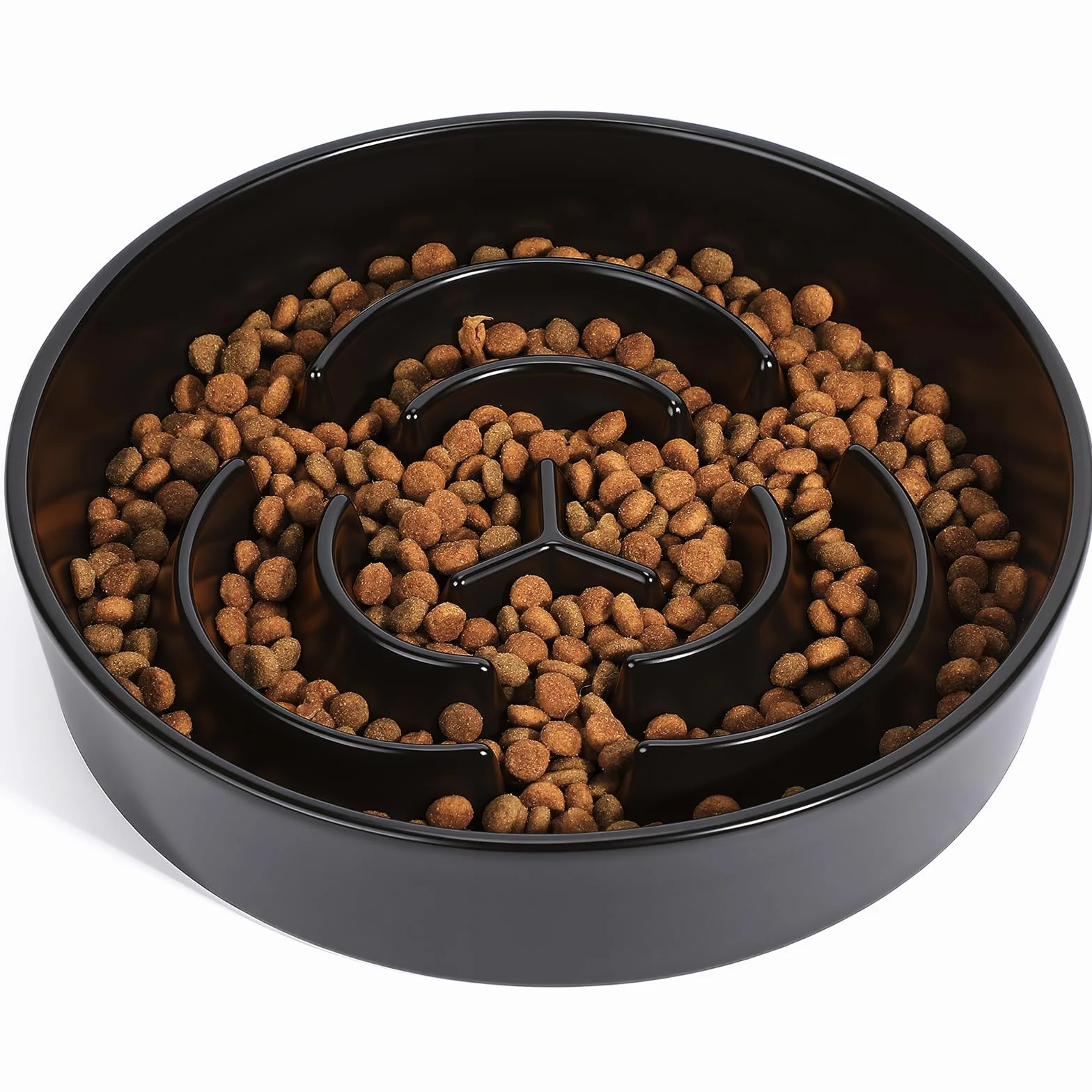 PETTOM Ceramiczna miska dla psów, przeciw pętli, Ø 21 cm, miska dla psów, duża mokra karma, miska dla dużych i małych psów
