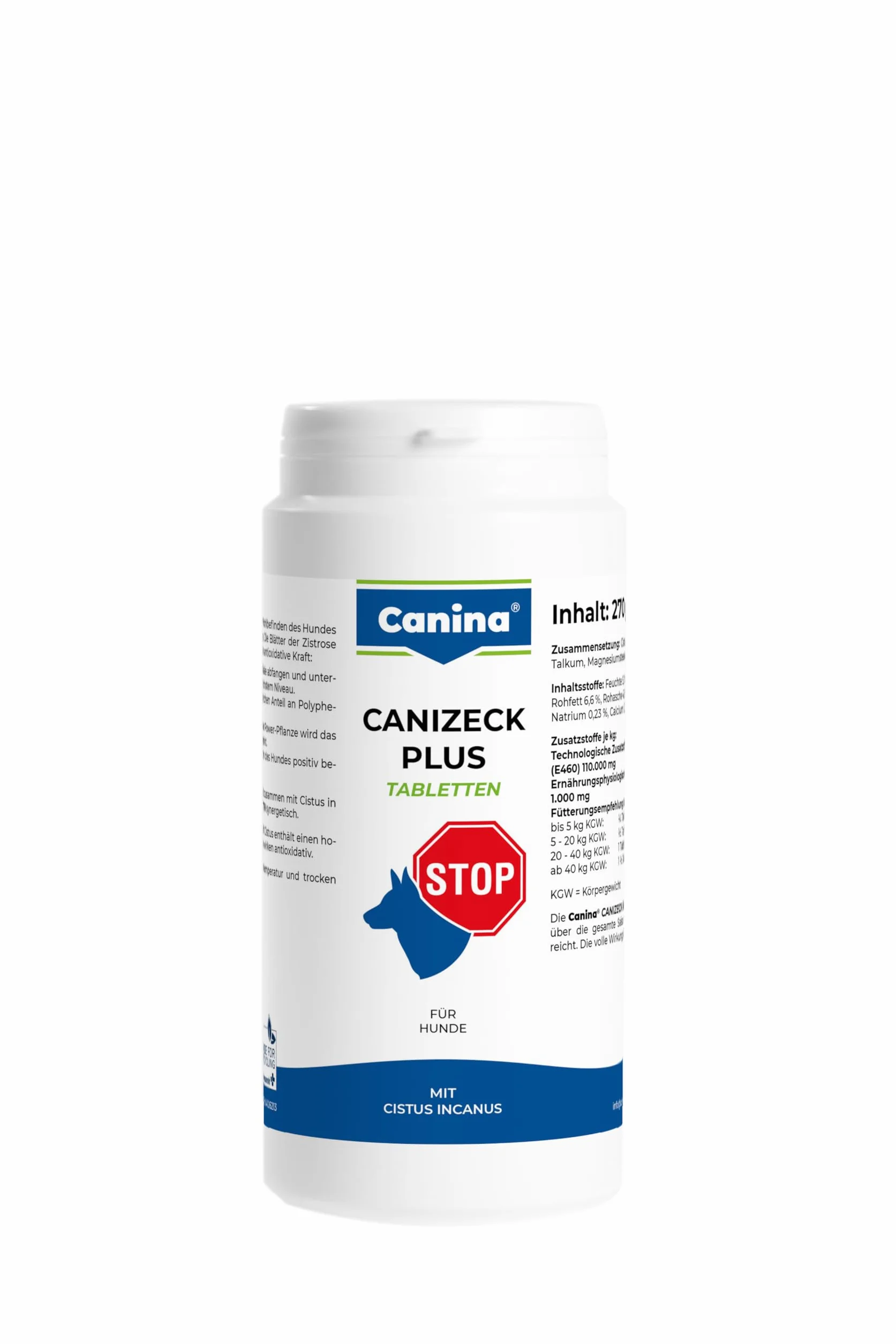 Canina Canizeck Plus tabletki, 270 g