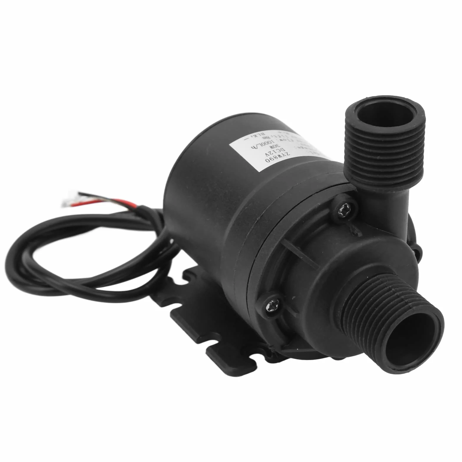 12 V, 1000 l na godzinę 8 m wysokość podnoszenia ultra cichy zanurzalny, wodoodporny IP68, odłączany, bezszczotkowy do akwariów, akwariów, stawu, fontann
