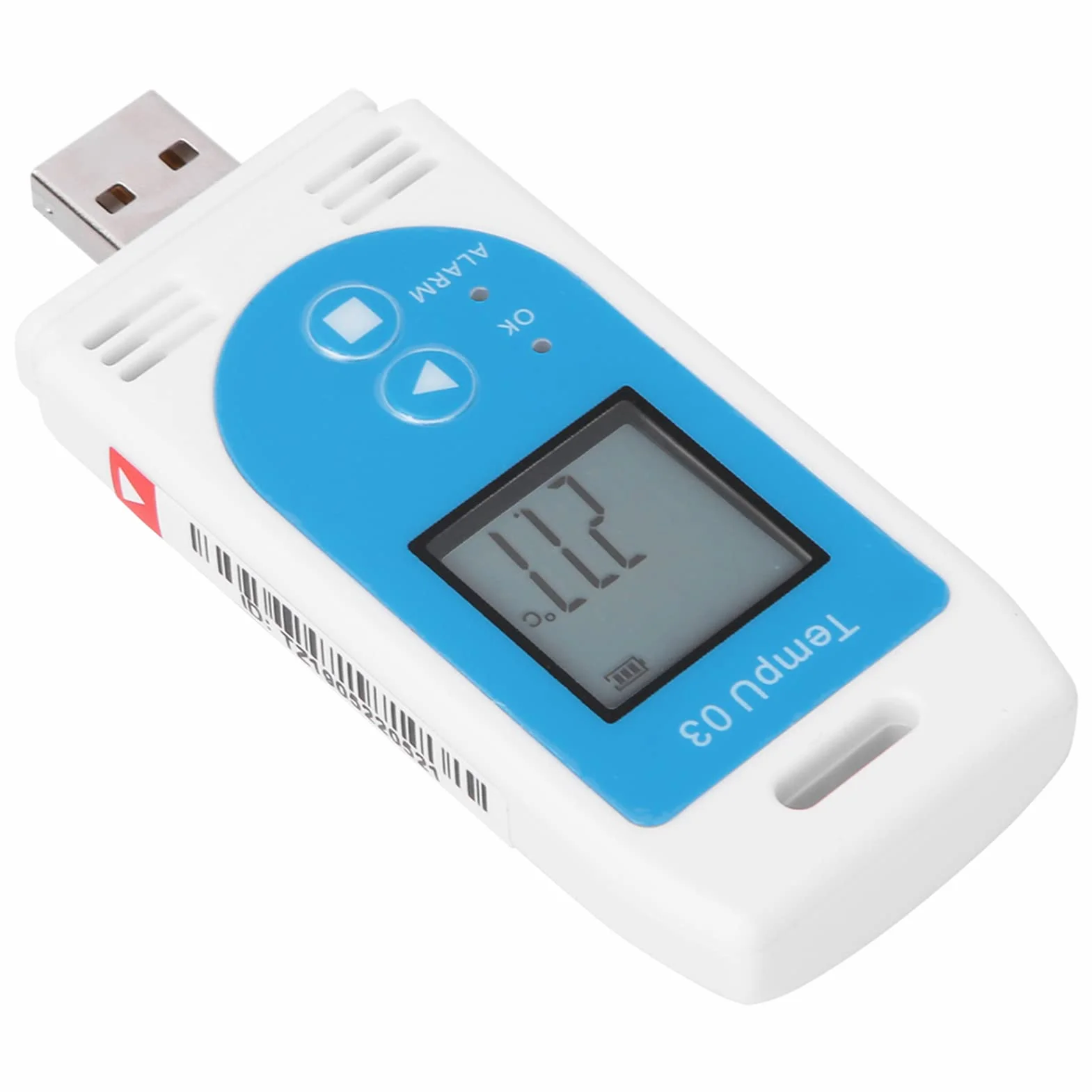 Rejestrator Danych Temperatury i Wilgotności USB LCD GSP do Magazynu Łańcucha Chłodniczego