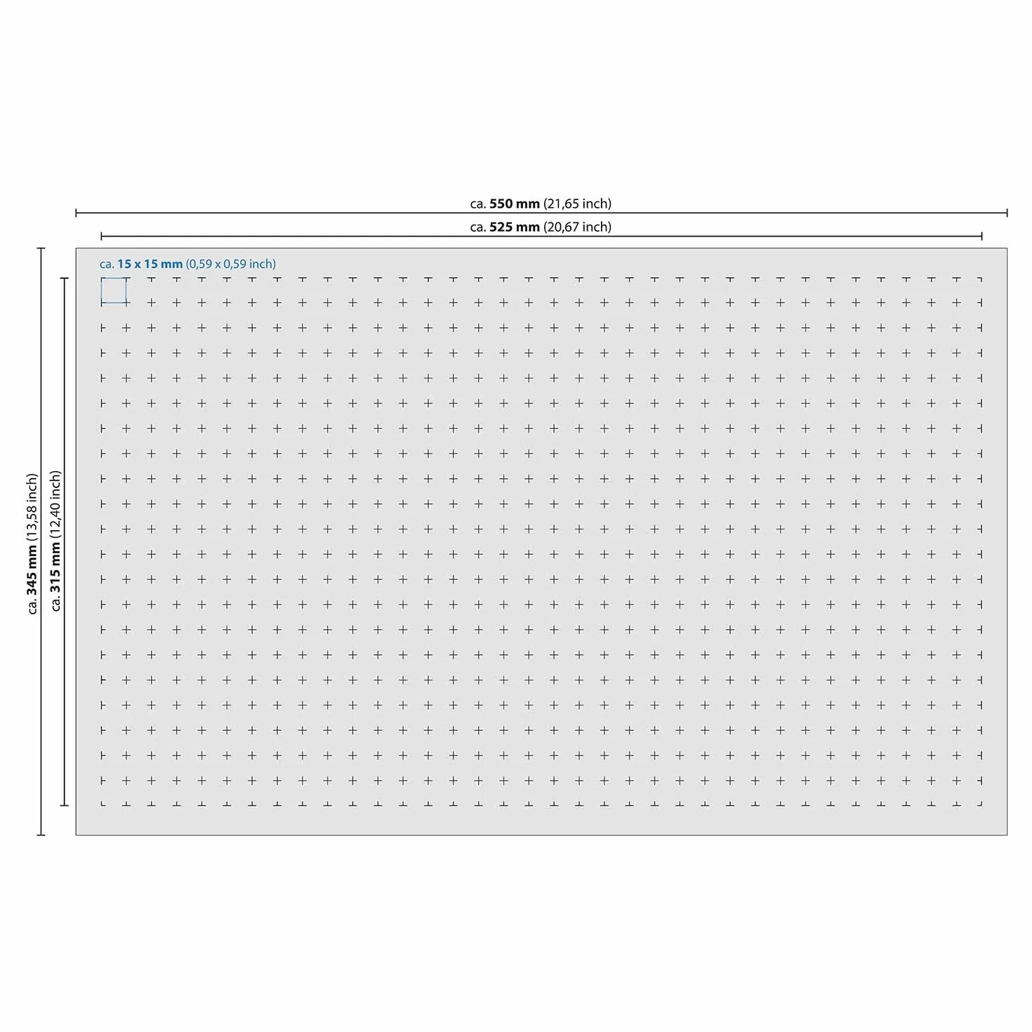 Pianka rastrowa HMF 1456-100 345x550 mm dwustronna wkładka 100 mm