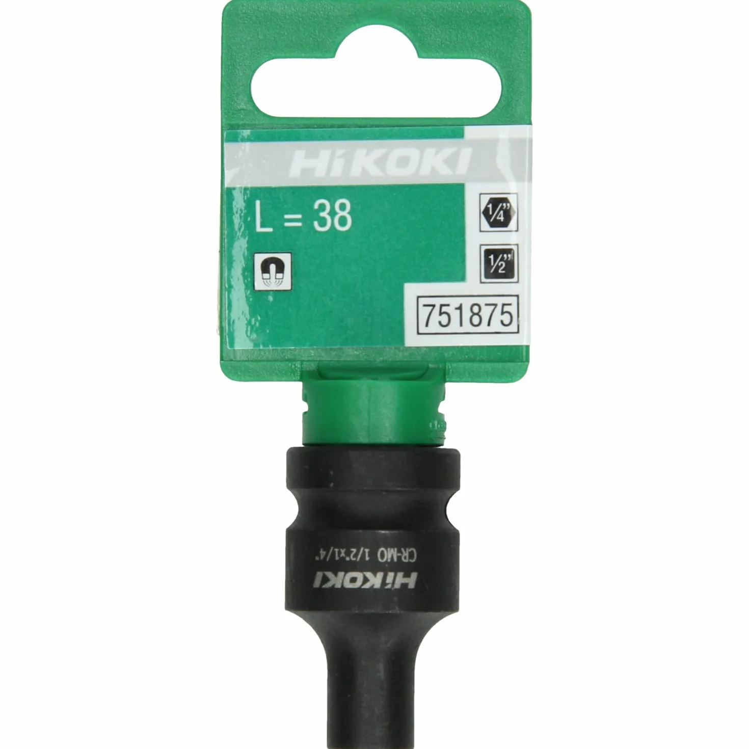 HiKOKI IMPACT SOCKET 1/2' ADAPTER 1/2' 1/4'HEX Magnetisch