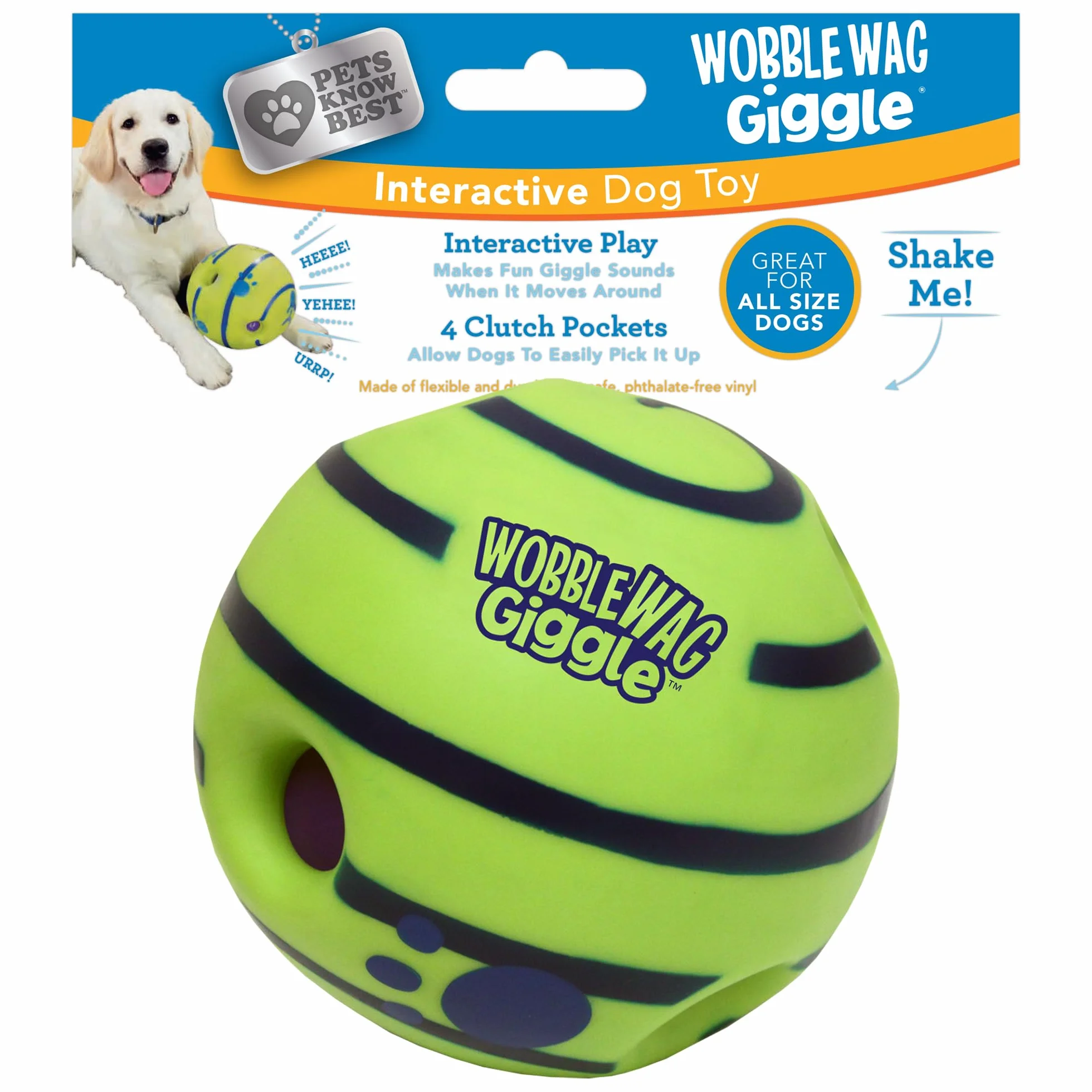 Allstar Innovations Wobble Wag Giggle Ball zabawka dla psa, jak widać w telewizji