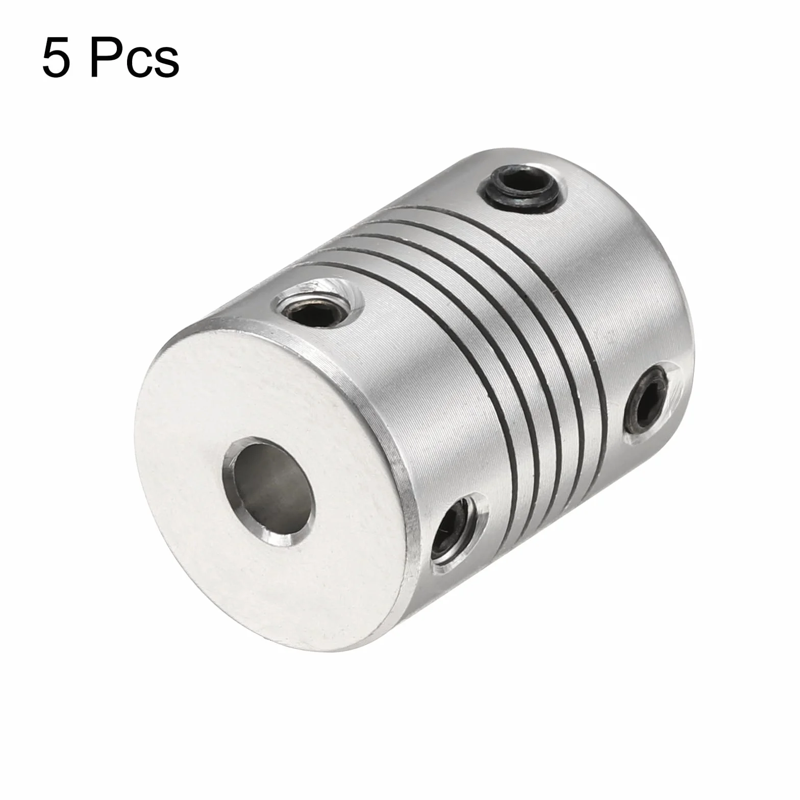 QUARKZMAN Sprzęgło elastyczne 5-10mm, złącze wału silnika krokowego do CNC i drukarki 3D, L25x19mm