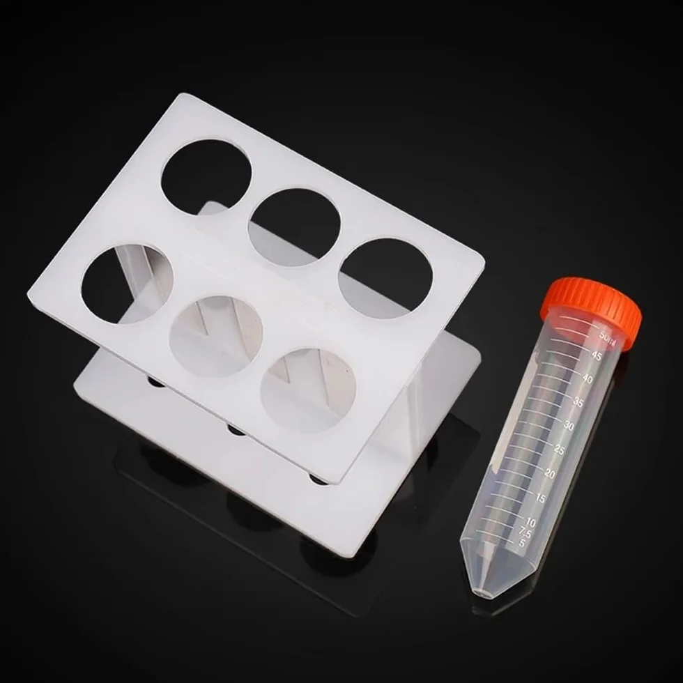 Szkło laboratoryjne Stojak na materiały laboratoryjne do ekstrakcji magnetycznych probówek wirówkowych. Stojak na magnetyczne probówki wirówki (10-15ml-8holes)