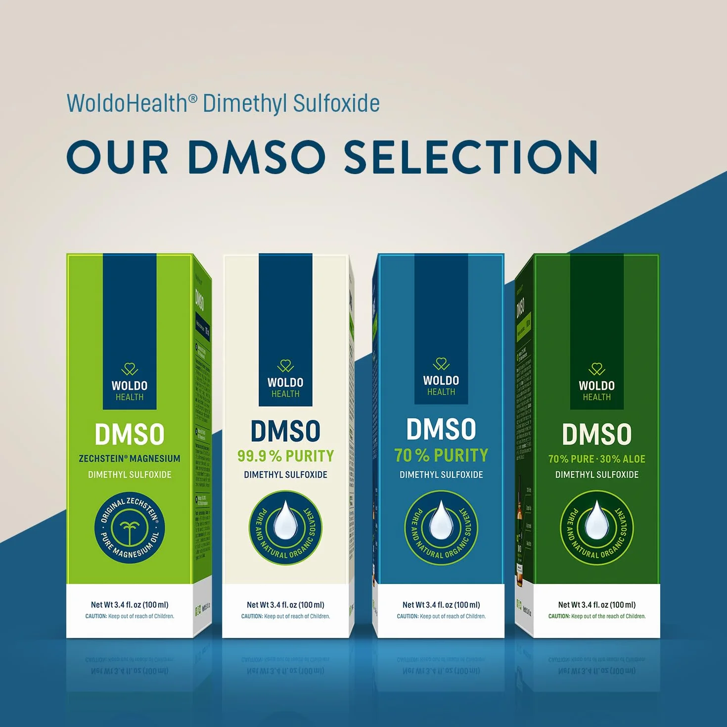 WoldoHealth DMSO 99,9% czystości dimetylosulfotlenek 100 ml jakość farmaceutyczna z pipetą