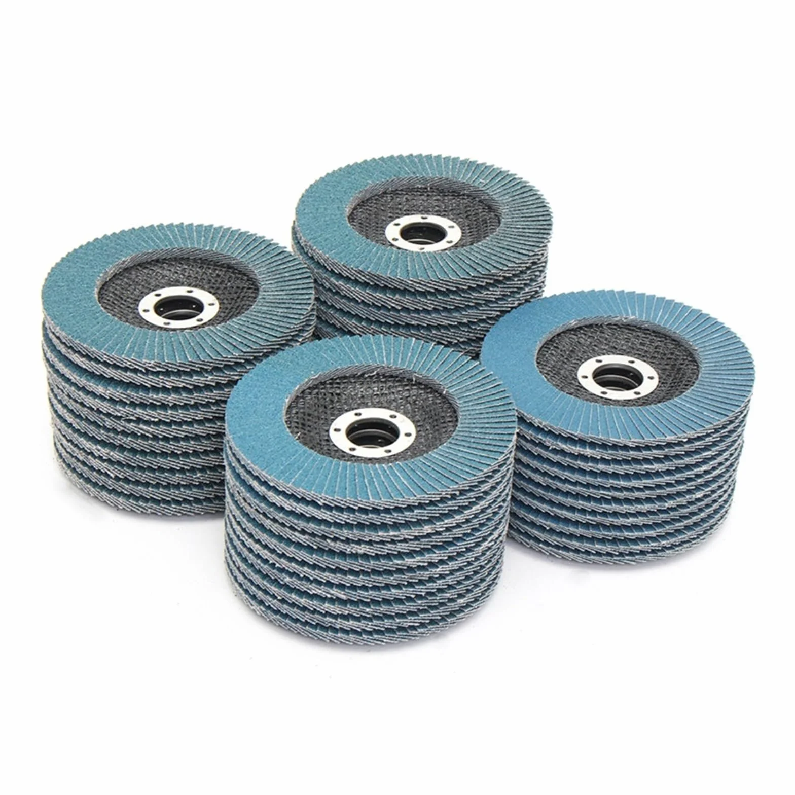 10Pcs 5inch 125mm Angle Grinder Sanding Discs 40/60/80/120 Grit Grinding Wheel Flap Discs Metal Plastic Wood Removal Abrasive Tool