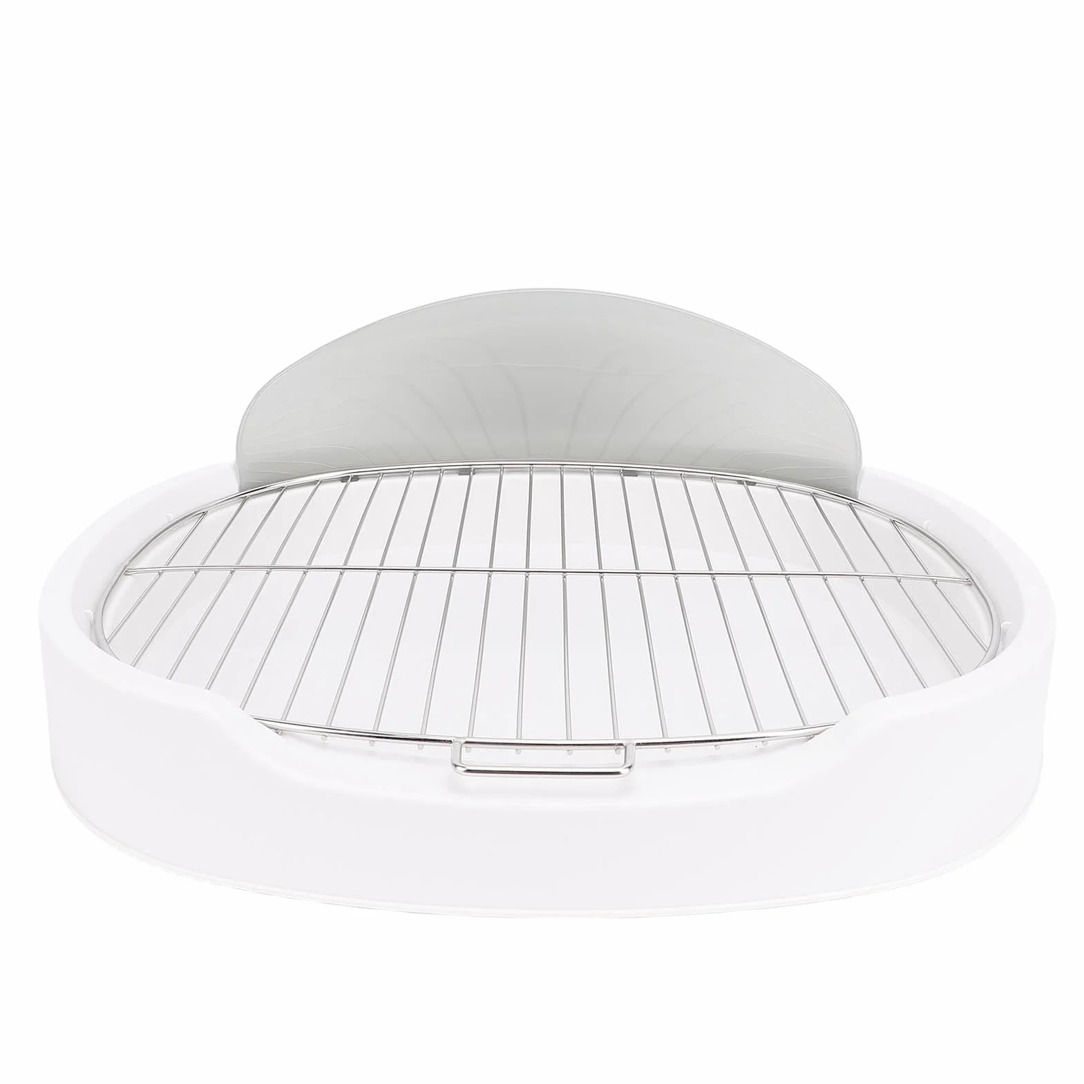 Generic Taca Treningowa na Nocnik dla Psa z osłoną przeciwbryzgową. Łatwa w Czyszczeniu Konstrukcja do Użytku w pomieszczeniach. Kompaktowy Rozmiar 51x42 Cm (WHITE)