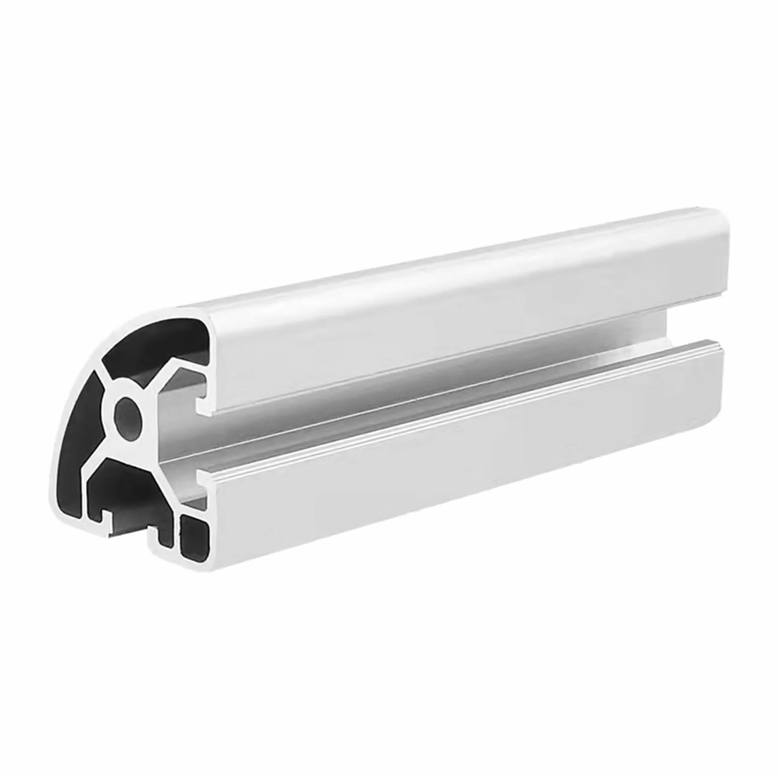 Przemysłowy profil aluminiowy 4040R zakrzywiony półokrągły 600mm