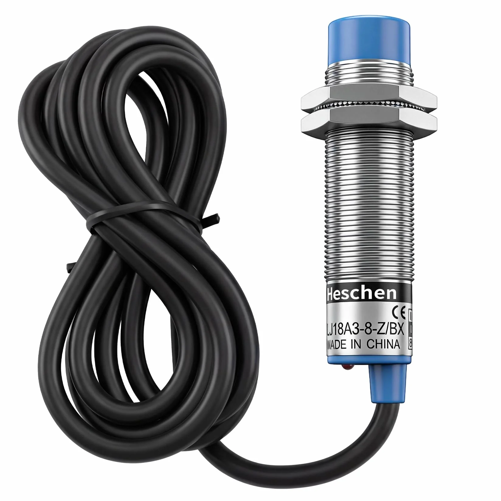 Heschen czujnik zbliżeniowy indukcyjny LJ18A3-8-Z/BX 8 mm 10-30 VDC NPN NO 3-przewodowy