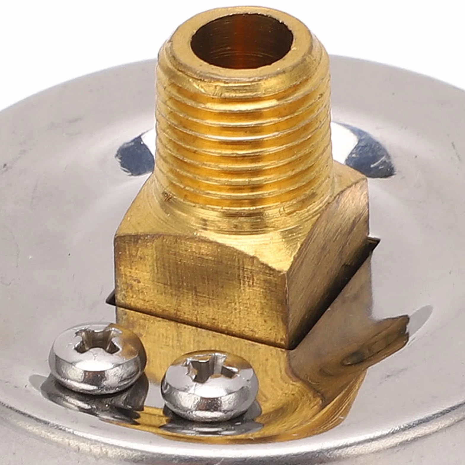 Próżniowy ciśnieniomierz 1/8 cala, tarcza ze stali nierdzewnej z wypełnieniem płynnym, element pneumatyczny (-100 kPa~0 kPa) do rozdzielacza klimatyzacji, HVAC, test próżniowy pomp powietrza