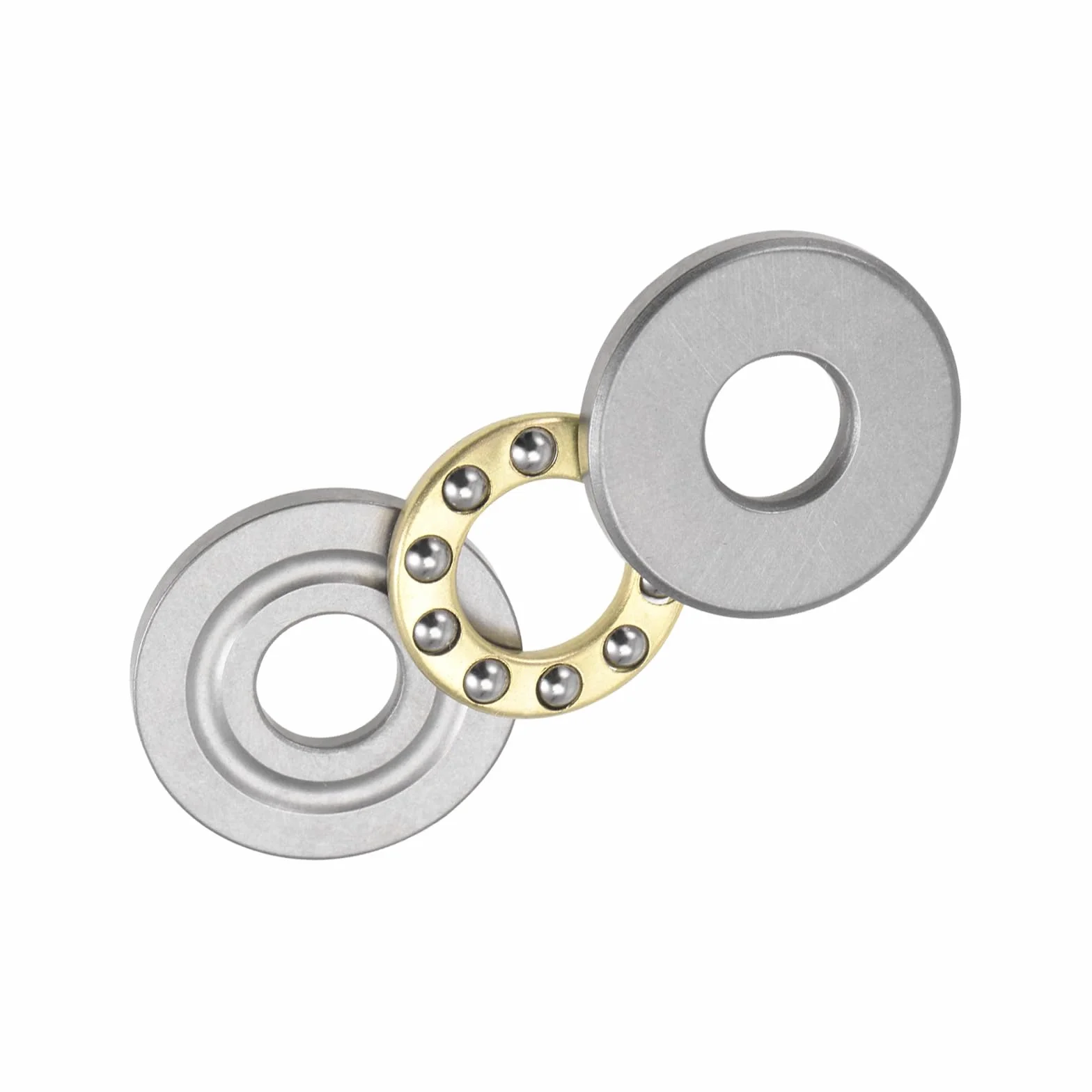 2 szt. F8-22M Push Ball Bearing - [8mm x 22mm x 7mm] Miniaturowe łożysko kulkowe oporowe ze stali chromowanej z podkładką do narzędzi maszynowych
