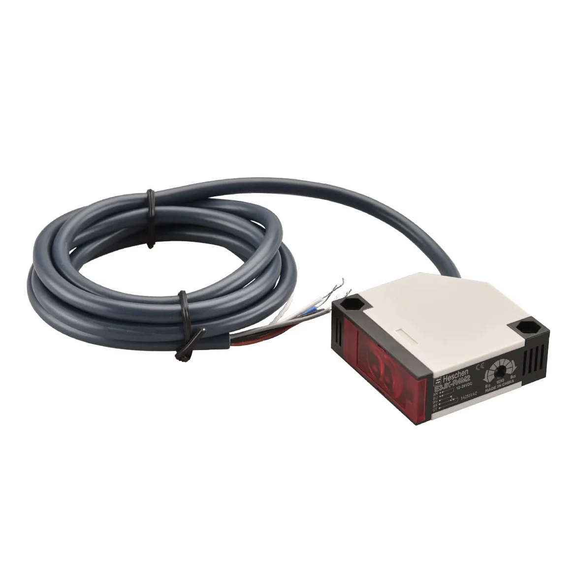 Heschen przełącznik fotoelektryczny E3JK-R4M2 DC 12-24 V odległość wykrywania 4 m panel odblaskowy