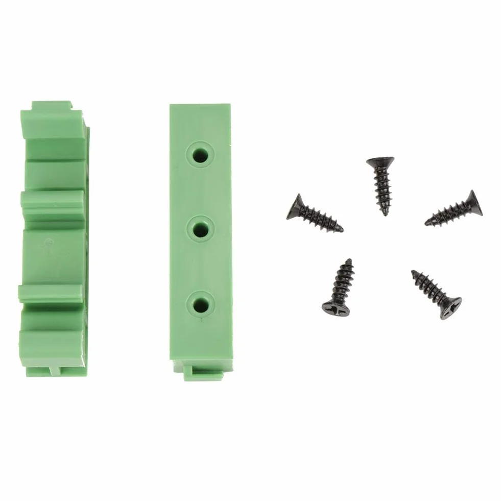 IDC40P 40Pin Steckerleiste Breakout Board Terminal Block Stecker PLC Schnittstelle mit Halterung Geeignet für PLC, Servo und DIN-Schiene montieren.