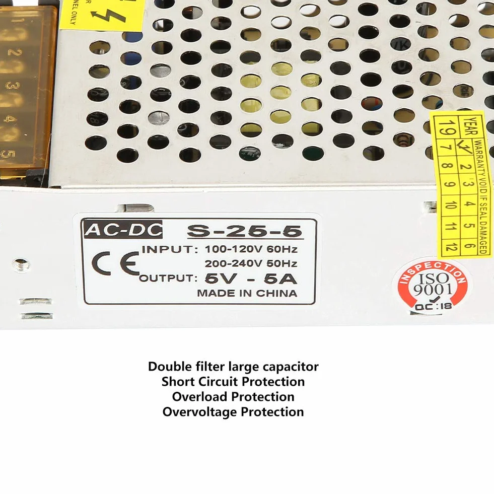 Transformator 5V 4A 5V DC 10W 25W przetwornik napięcia zasilacz przełączający 5V 5A