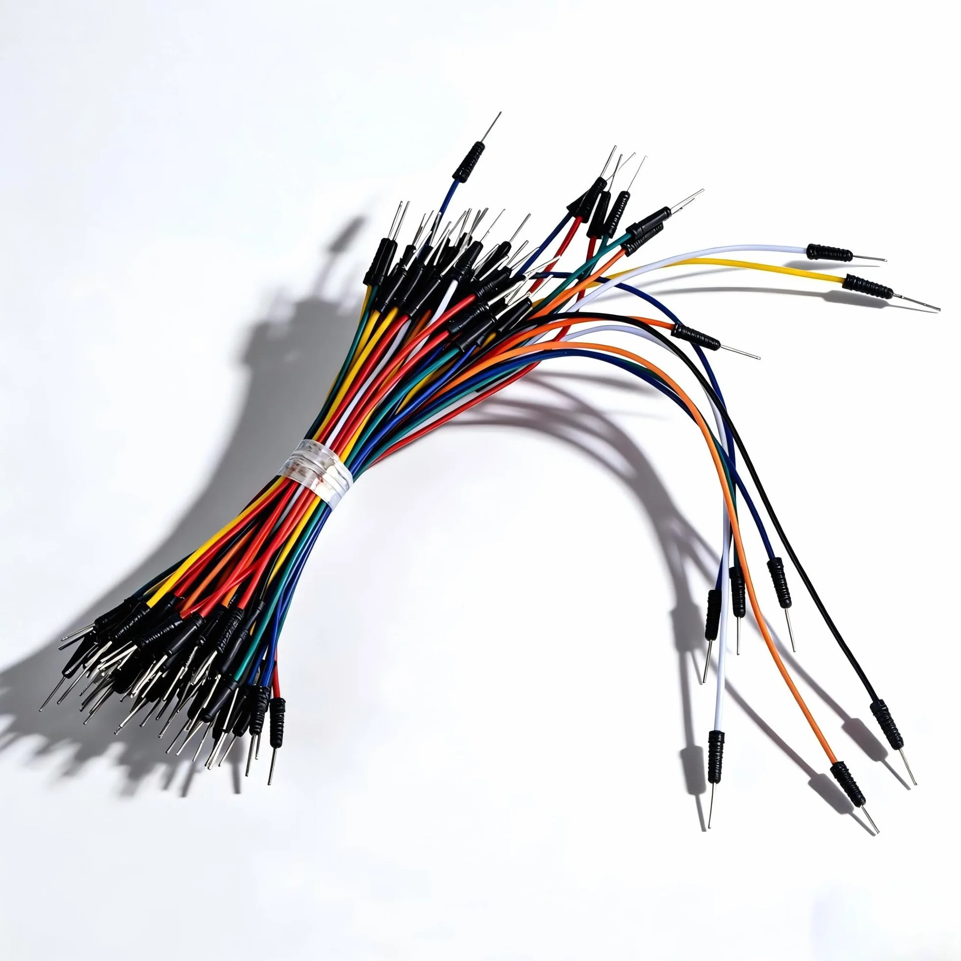 Jumper Wire Mosty wtykowe 65 szt. Breadboard Jumperkabel męski Mosty wtykowe do projektów PCB płyt głównych PC