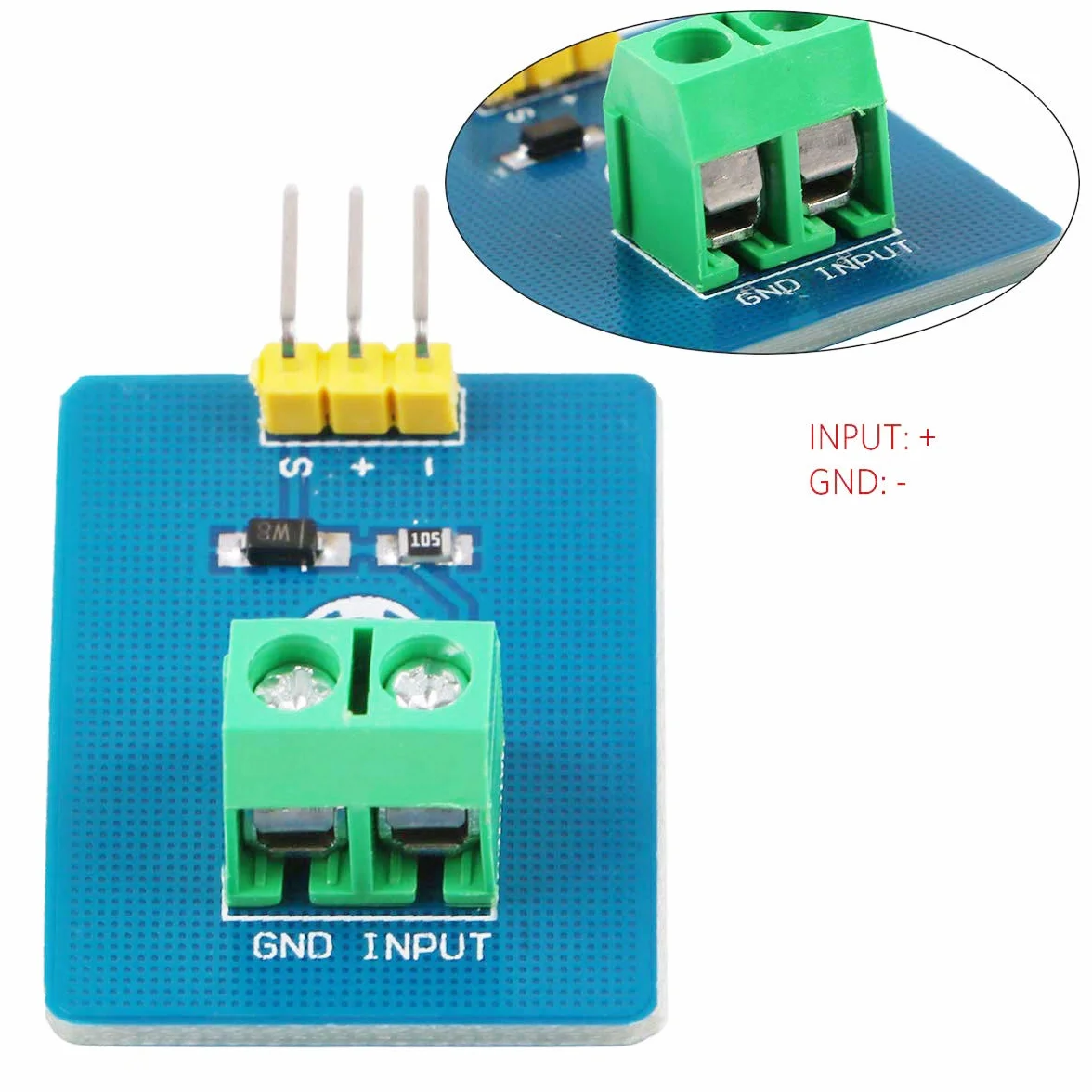 Piezoelektryczny czujnik wibracji 3,3 V/5 V moduł analogowy do Arduino + Kabel Dupont żeński 3-pin