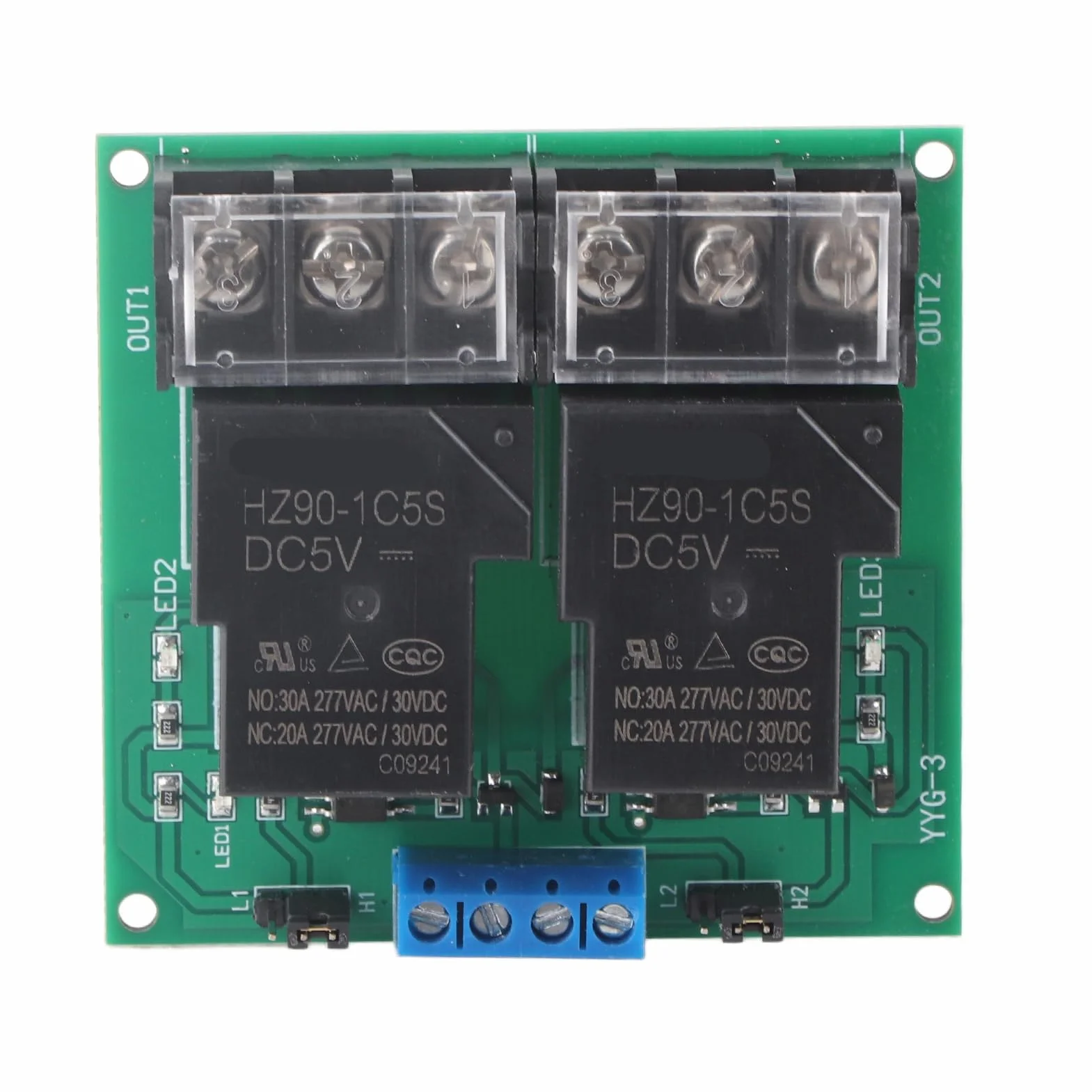 Moduł przekaźnika 30A DC 5V Dwukierunkowy dwukierunkowy transoptor Przekaźnik izolacyjny dużej mocy YYG-3