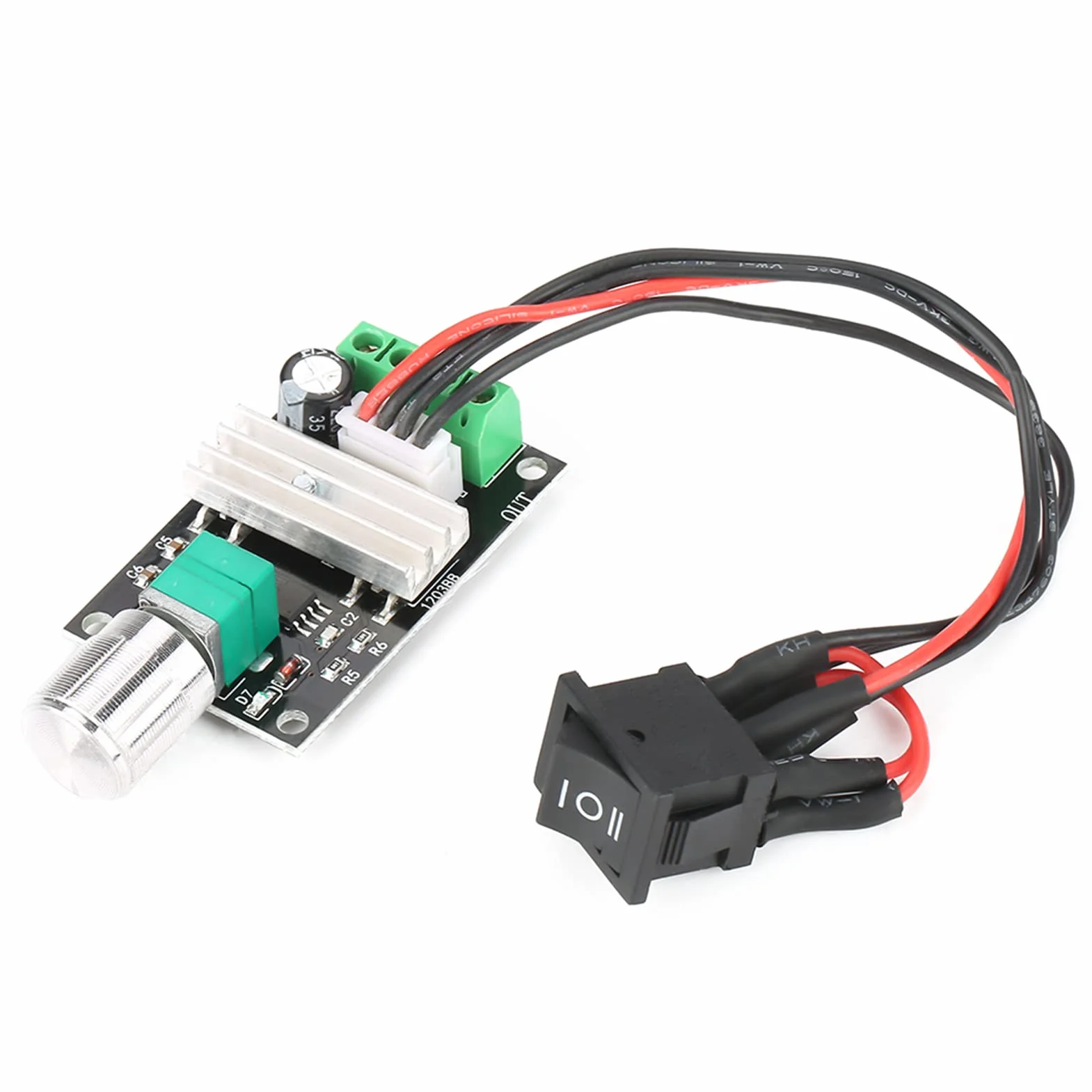 12V Dc Motor Speed Controller Pwm Reversible Regulator 6V 24V 3A Switch