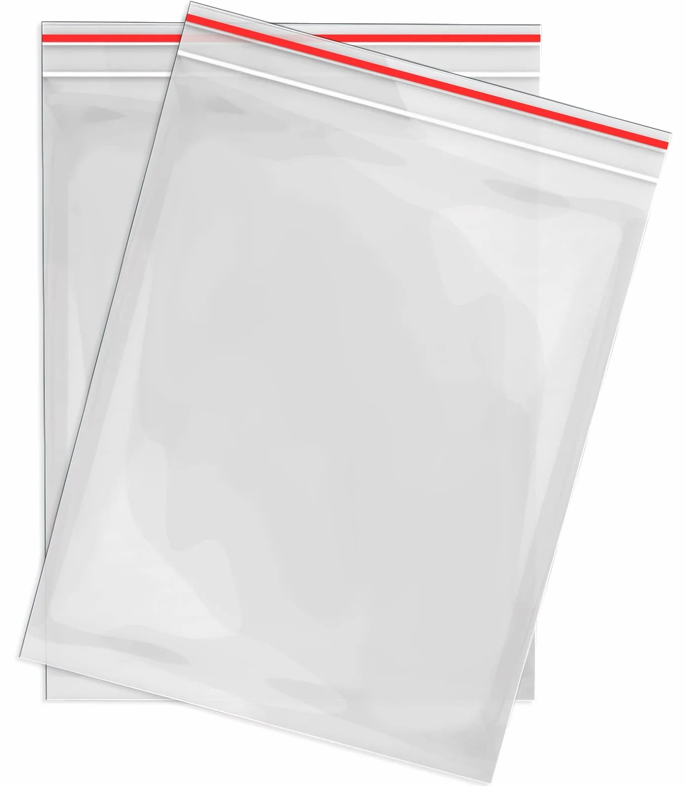 RAGO® Worki z zamkiem błyskawicznym, 40 x 60 mm, wytrzymałe, 100 sztuk, plastikowe torebki, wielokrotnego użytku, torebki foliowe do organizacji