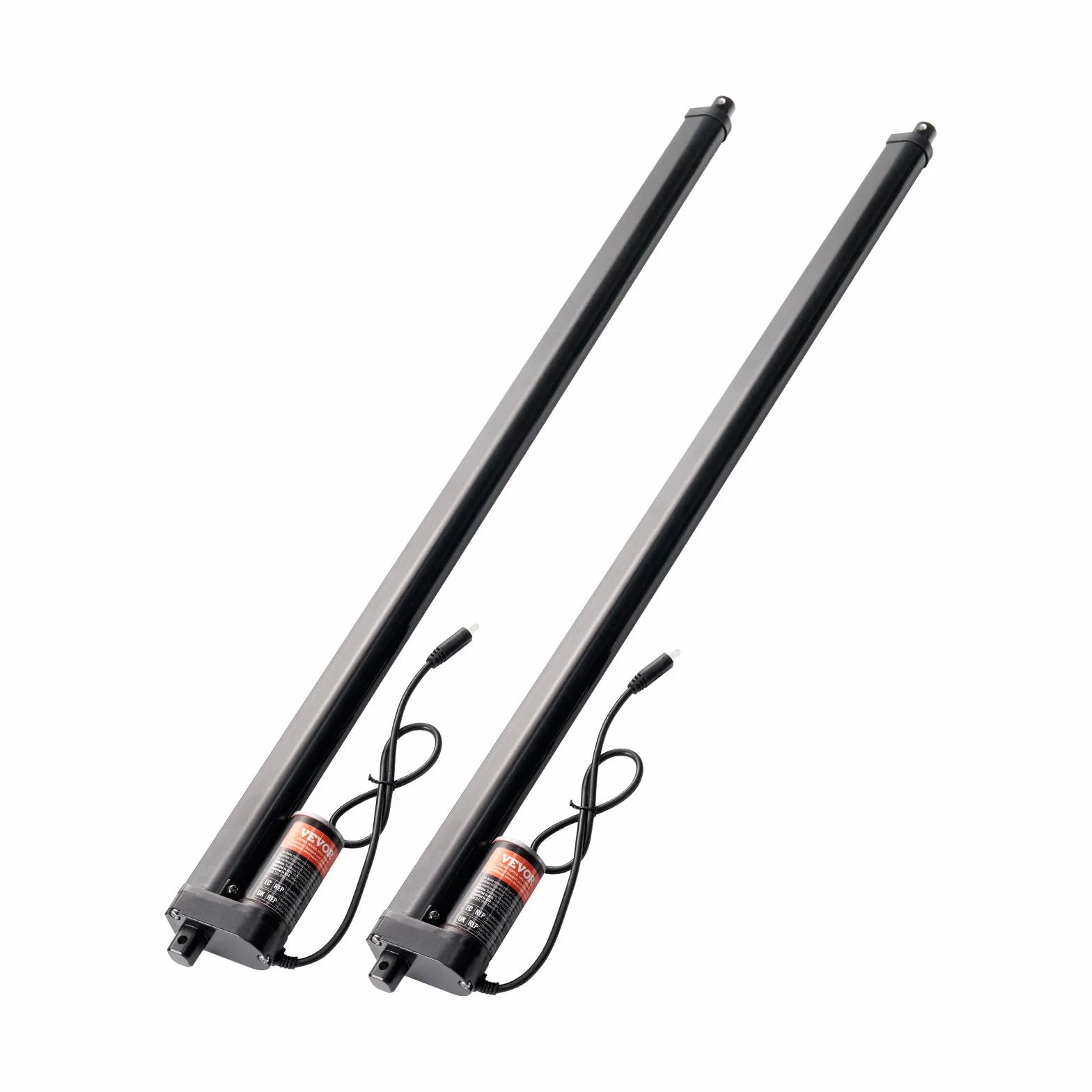 VEVOR 2-częściowy zestaw napędu liniowego 760 mm, 9 mm/s, 12 V, 220 lbs/1000 N, IP54, bezprzewodowy pilot