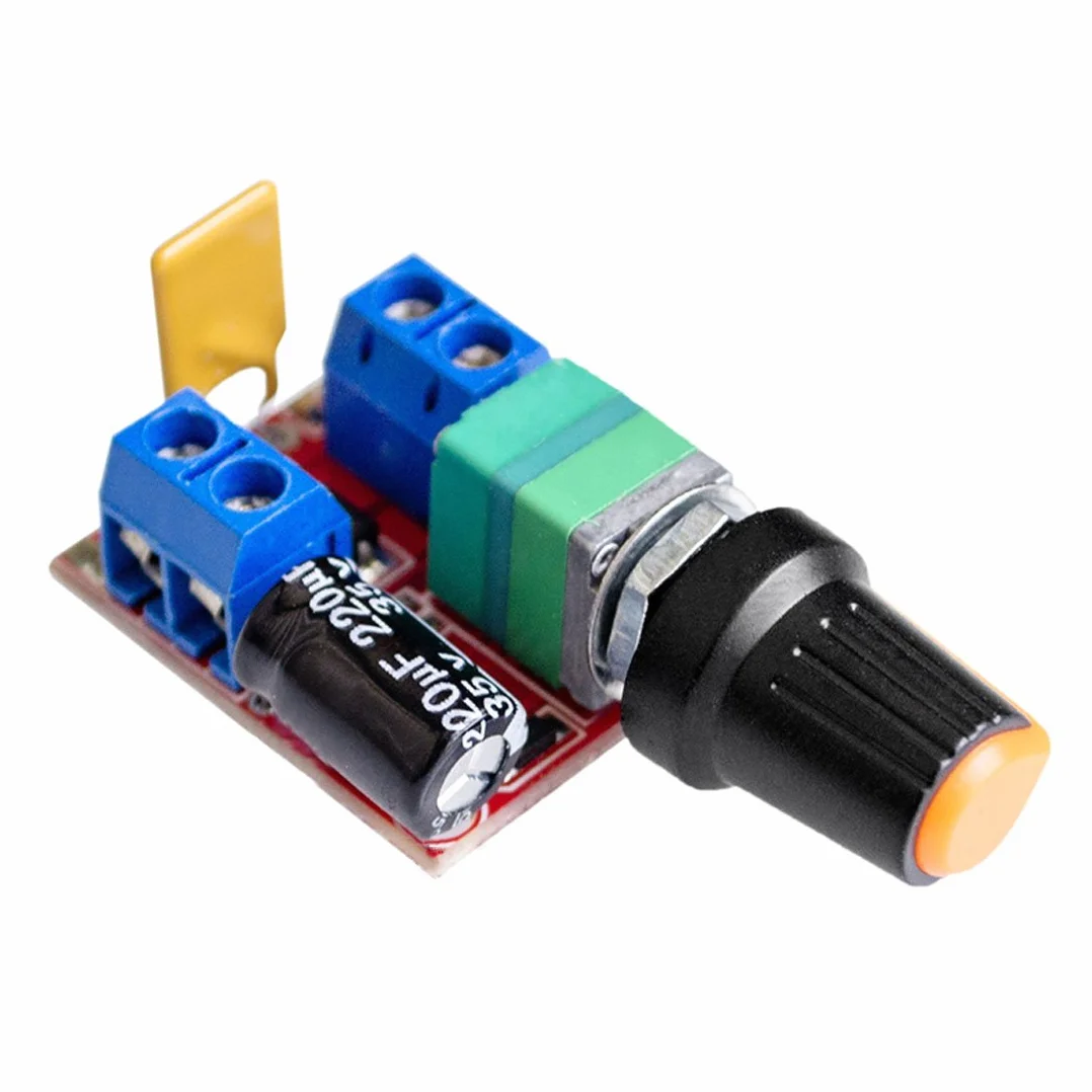 Hailege 2 szt. Silnik prądu stałego PWM regulator prędkości 3 V 6 V 12 V 24 V 35 V przełącznik kontroli prędkości mini ściemniacz LED DC 3 V-35 V 5 A 90 W