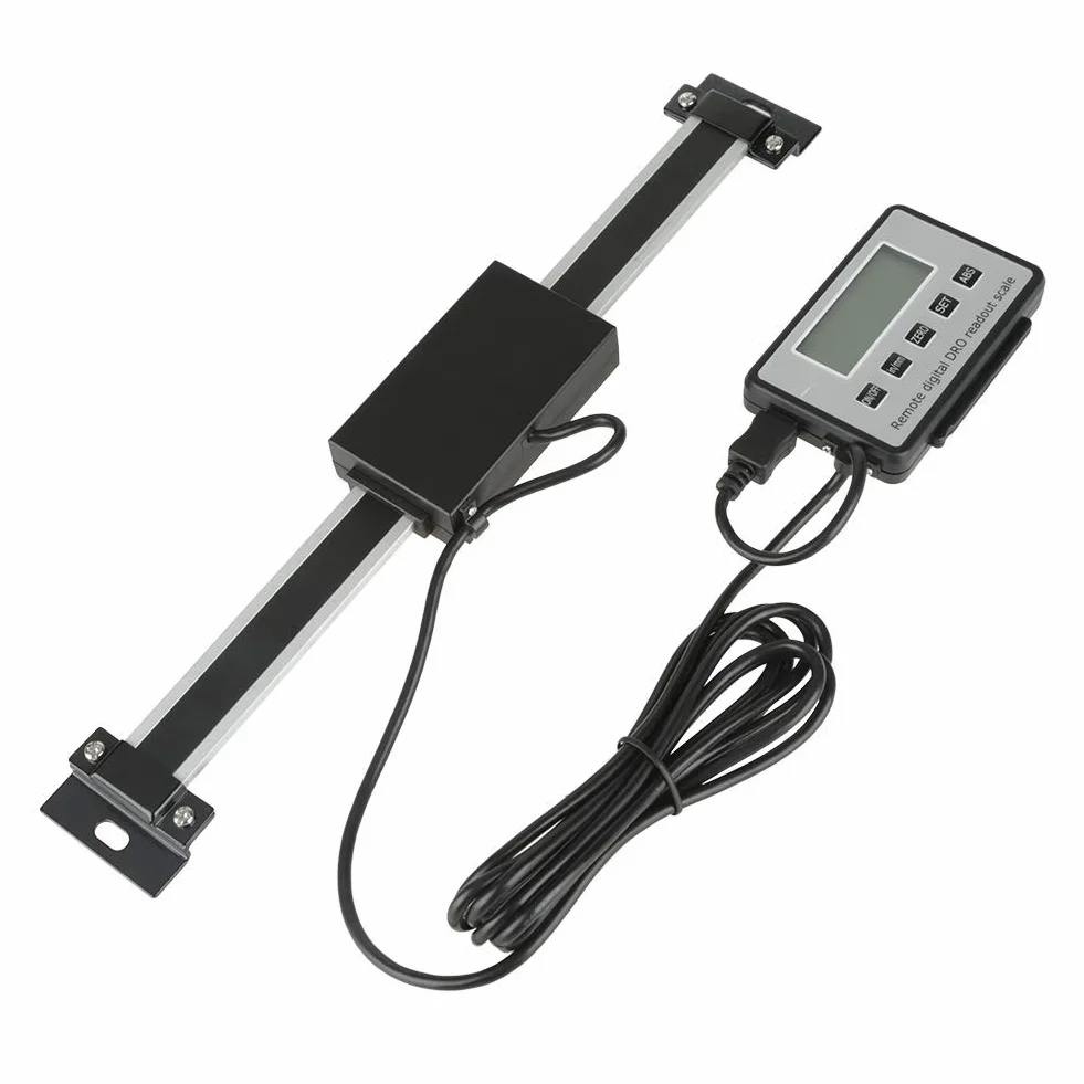 Jectse cyfrowa skala liniowa, 0-150 mm, precyzyjna cyfrowa skala odczytu z wyświetlaczem LCD i akcesoriami montażowymi, do frezarek, tokarek, szybka reakcja /s