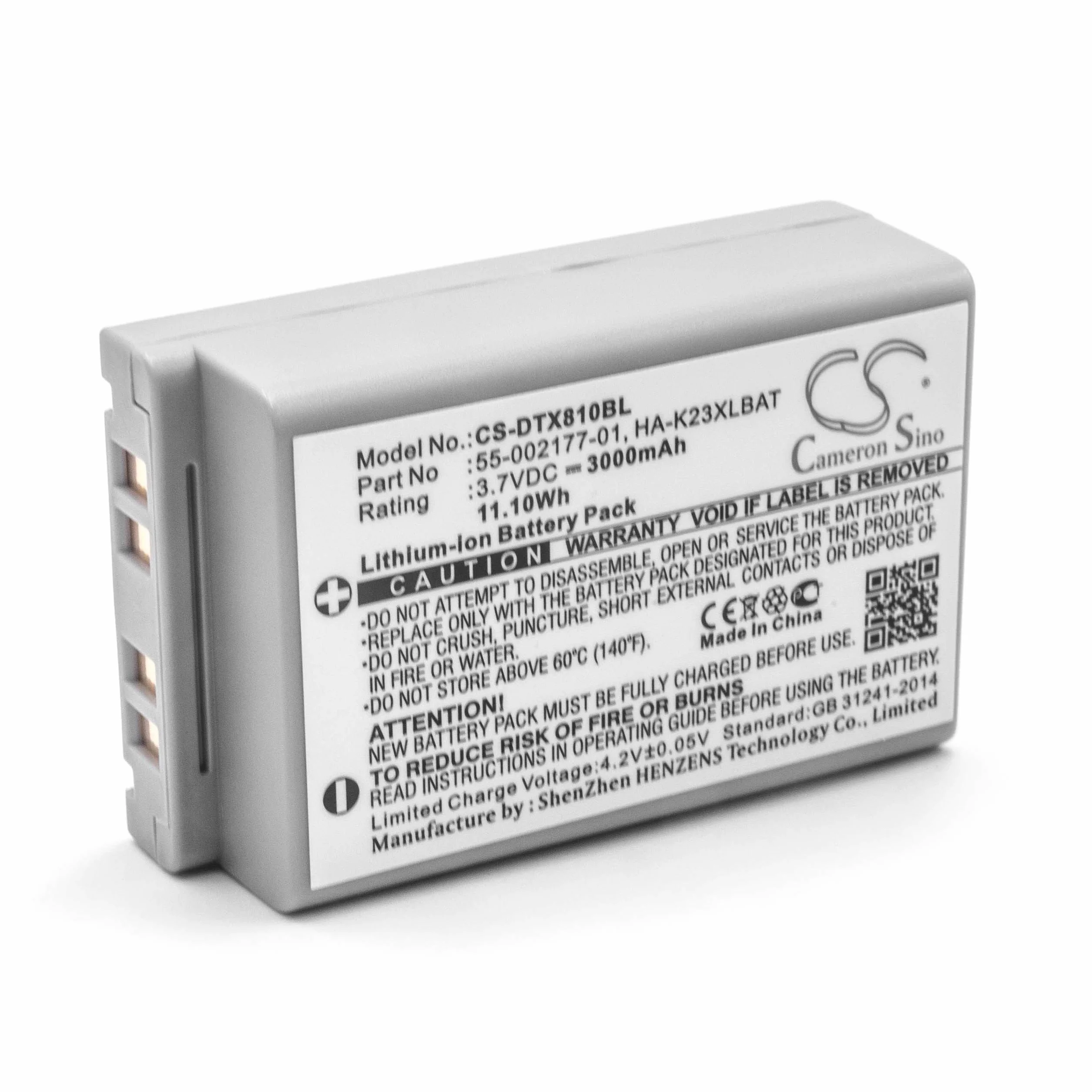 Akumulator litowo-jonowy 3000 mAh 3,7 V do Casio DT-X200 DT-X200-10E DT-X200-20E DT-X8 DT-X8-10C DT-X8-10C-CN