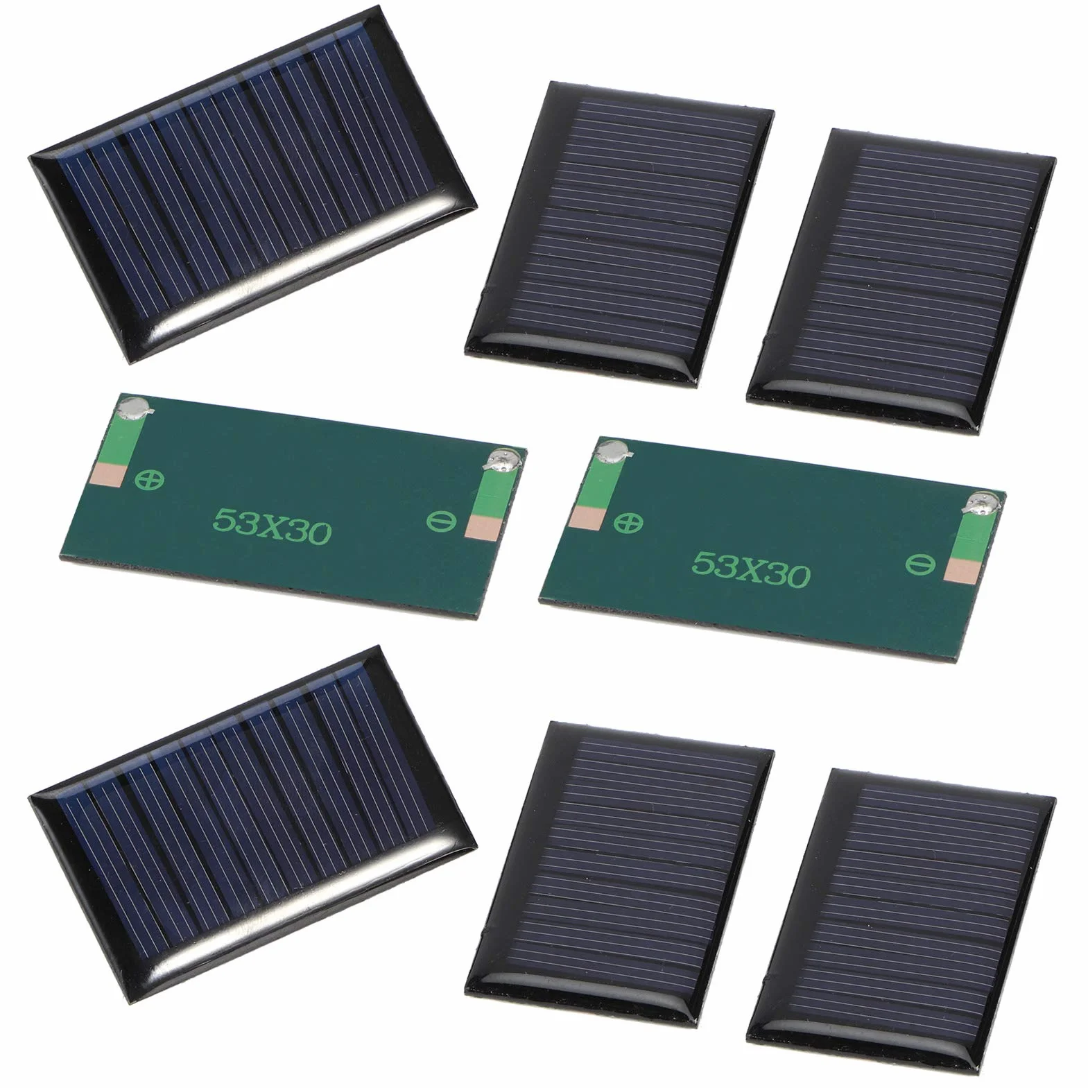 Mini Panel Słoneczny 8szt 30MA 5V Mini Ogniwa Słoneczne Panele DIY Słoneczna Płyta Epoksydowa ładowarka Fotowoltaiczna do Zabawek Elektrycznych, Idealna do Projektów i rozwiązań Ekologicznych