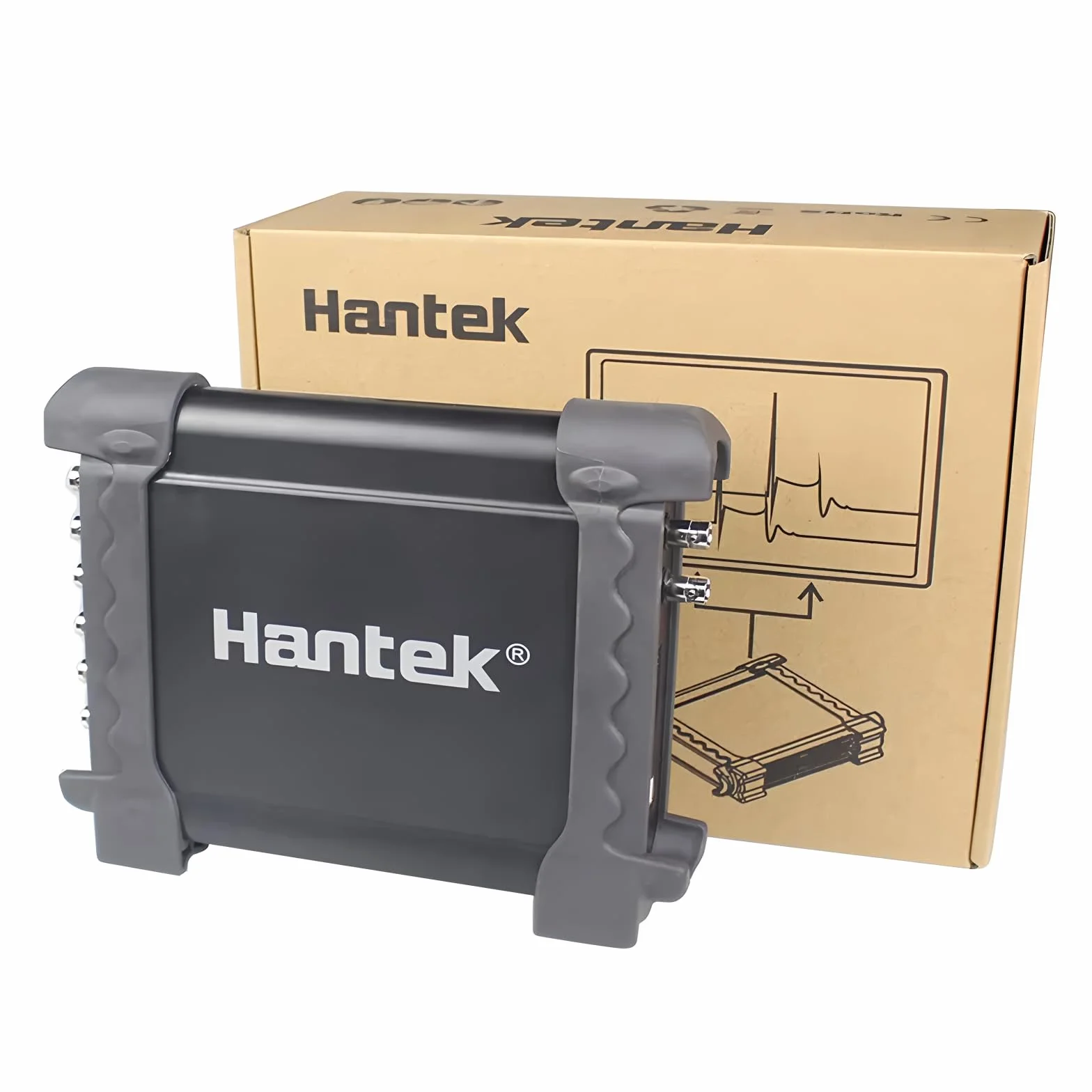 Hantek 1008C+ 8CH Automobilowy Diagnostyczny PC Oscyloskop 2,4 MSa / s USB 2.0 Pasmo 100 tys Program Generator