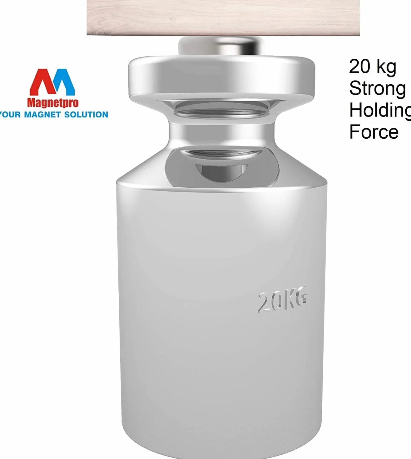Magnetpro 6 sztuk magnesów z kapsułką 25 kg siły ciągnącej 28 x 5 mm, magnes na garnek z otworem