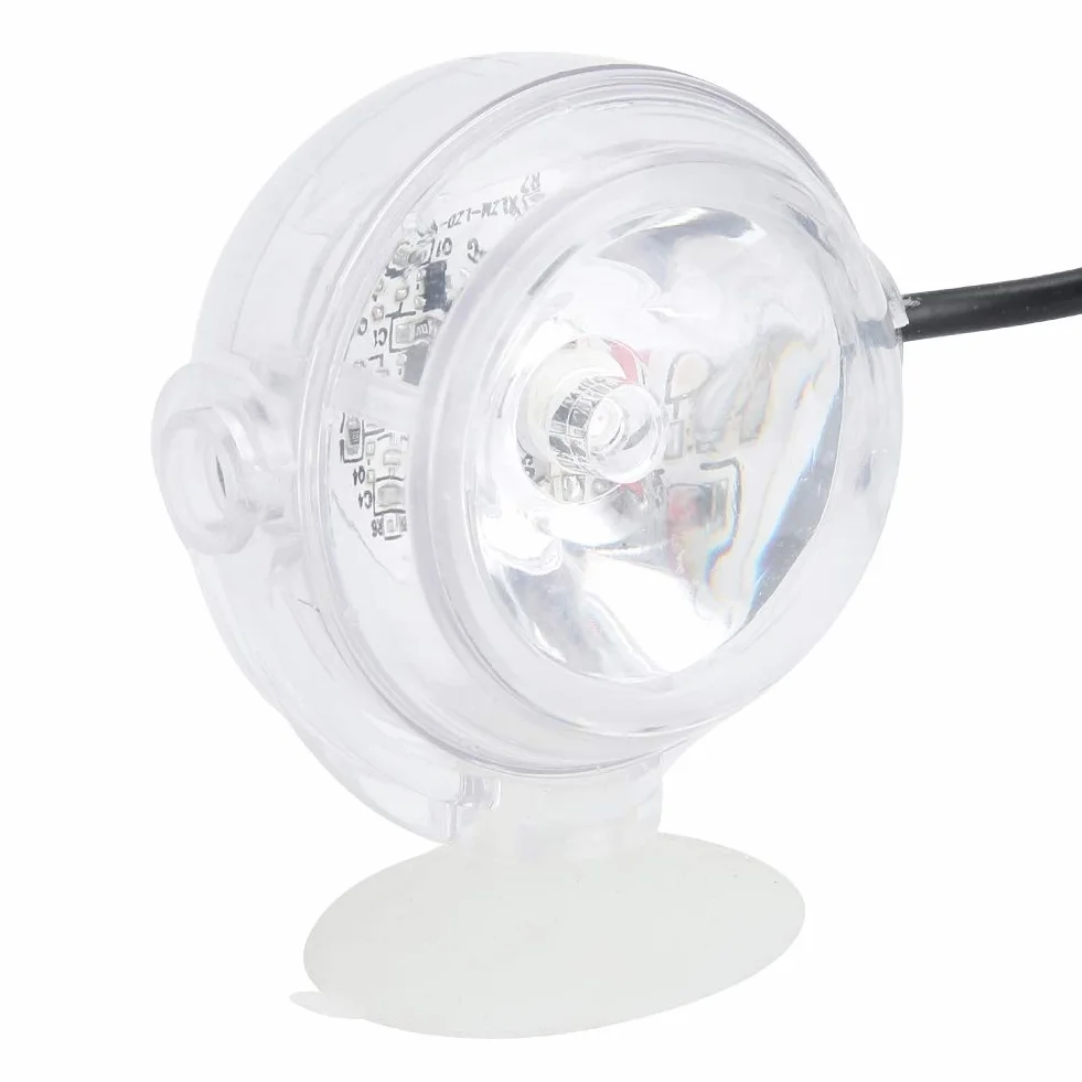 Zatapialne światło Punktowe LED do Akwarium, Lampa Oświetleniowa do Akwarium Wodoodporne Akwarium Mini LED Reflektor do Nurkowania Kolorowy Powolny Błysk do Oświetlenia